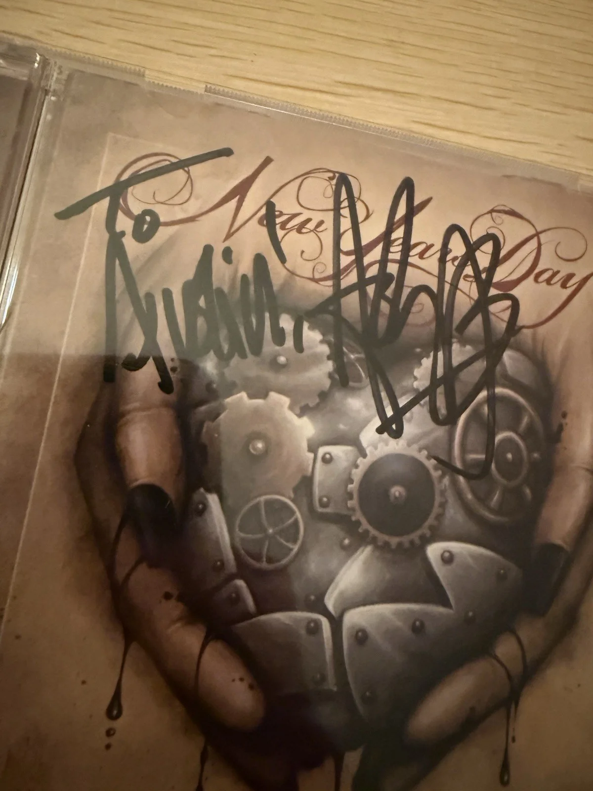 Ashley Costello Signed New Years Day Cd, image 3