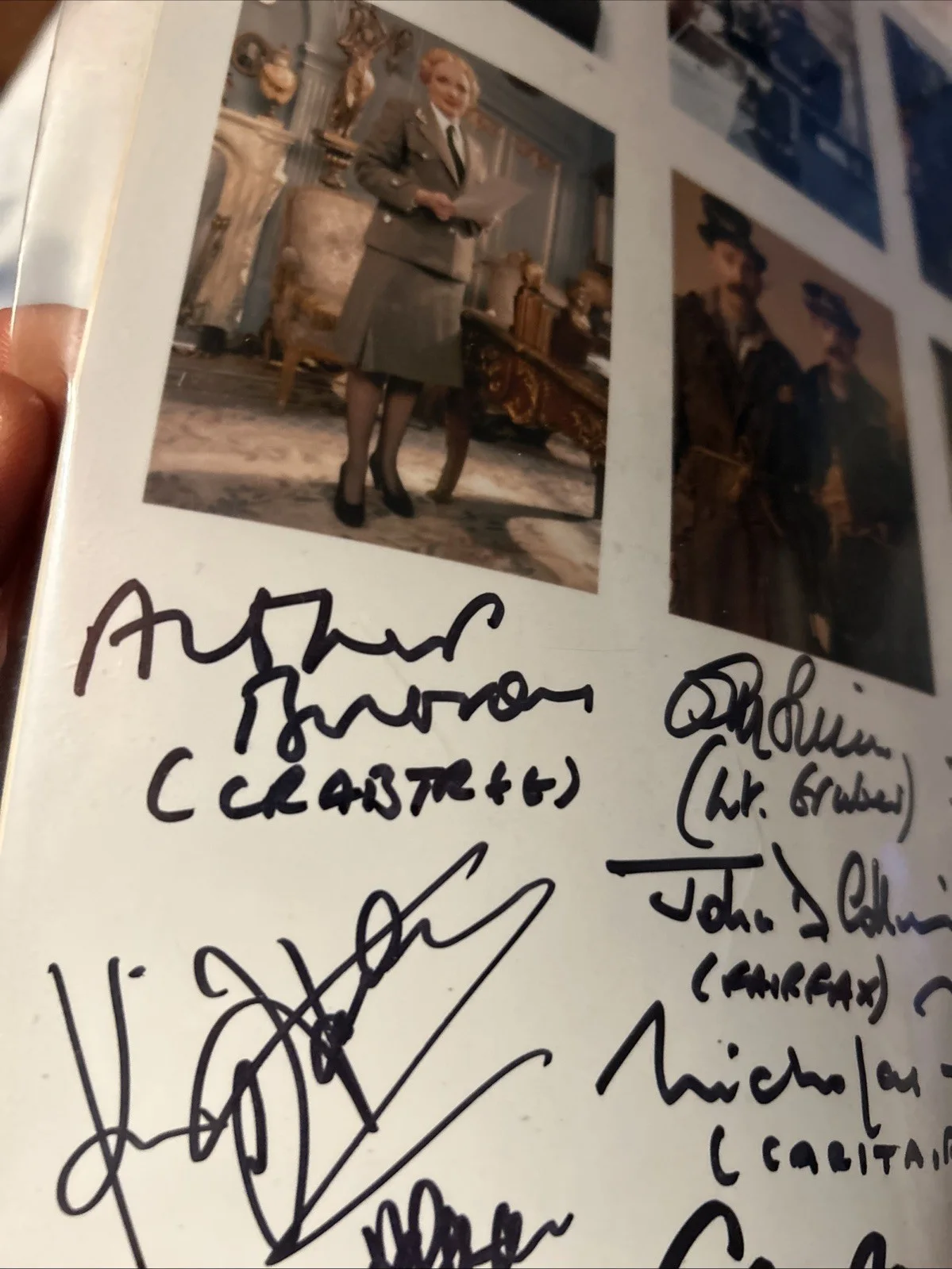John D Collins Francesca Gonshaw — Allo Allo Cast Signed Autographed 8 X 10 Color Photo, изображение 3