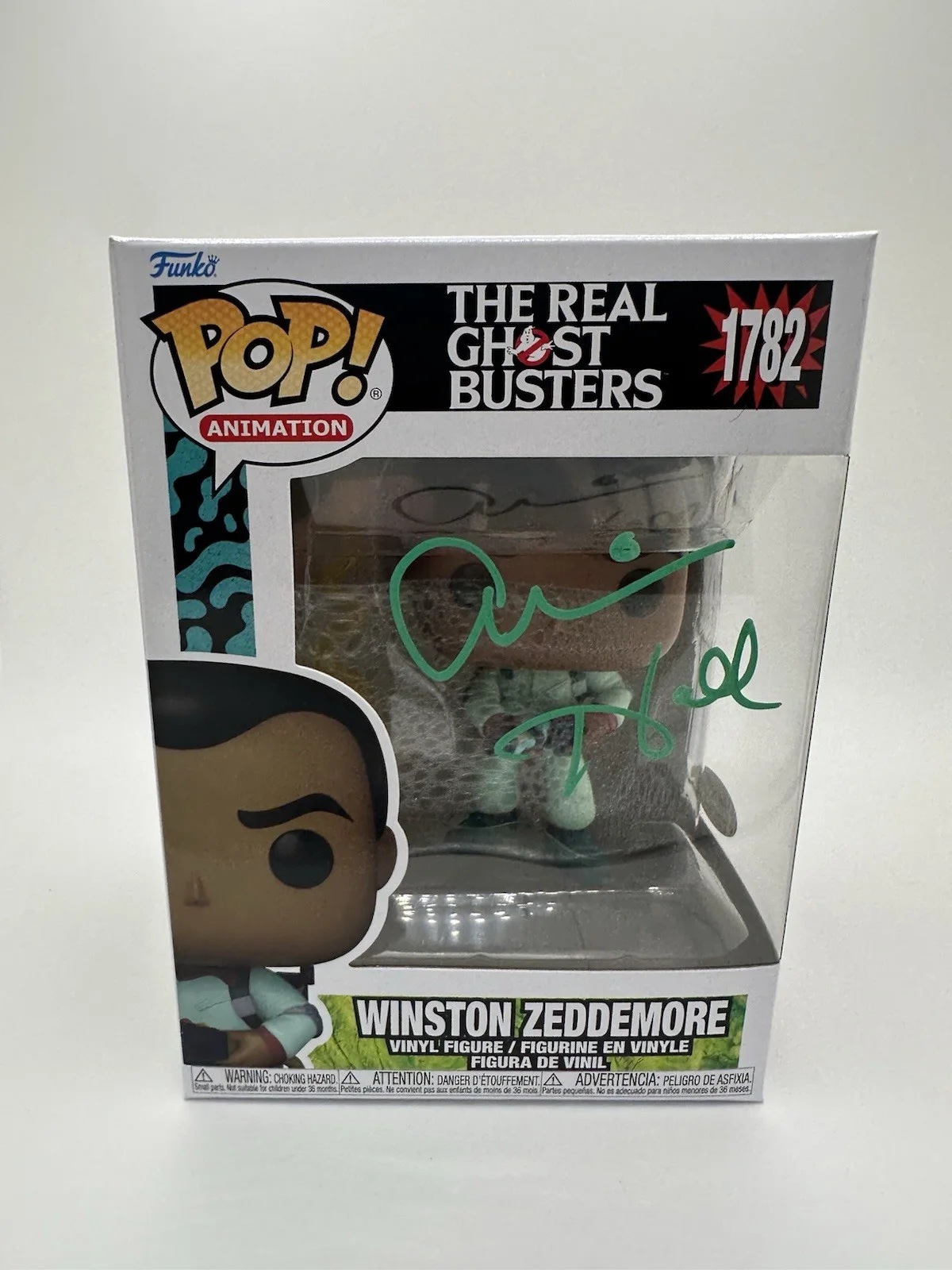 ARSENIO HALL SIGNED WINSTON ZEDDEMORE FUNKO POP (THE REAL GHOSTBUSTERS) JSA COA, изображение 2