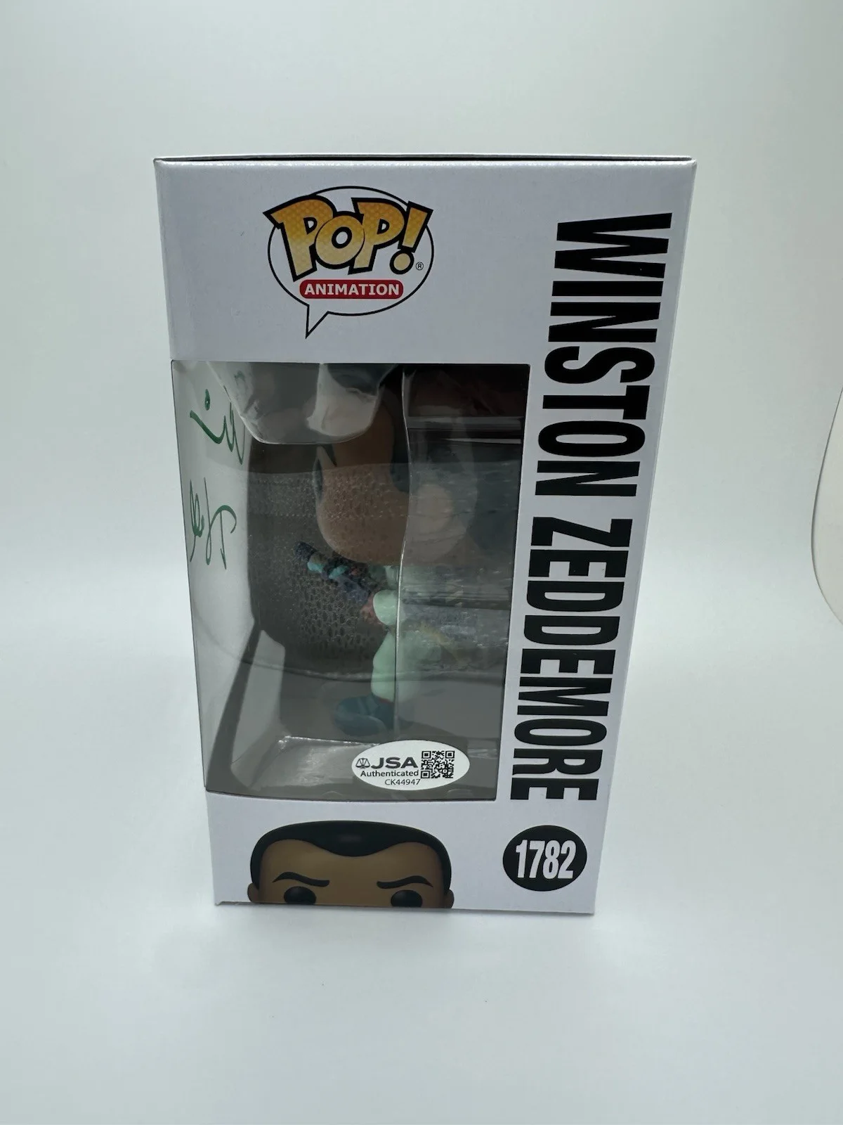 ARSENIO HALL SIGNED WINSTON ZEDDEMORE FUNKO POP (THE REAL GHOSTBUSTERS) JSA COA, изображение 3