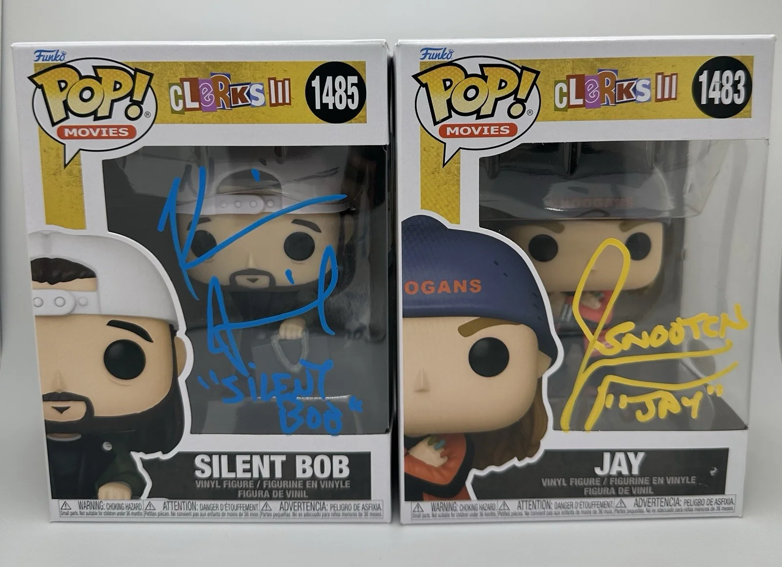 KEVIN SMITH & JASON MEWES SIGNED JAY & SILENT BOB FUNKO POP BUNDLE +CN JSA COA, изображение 2