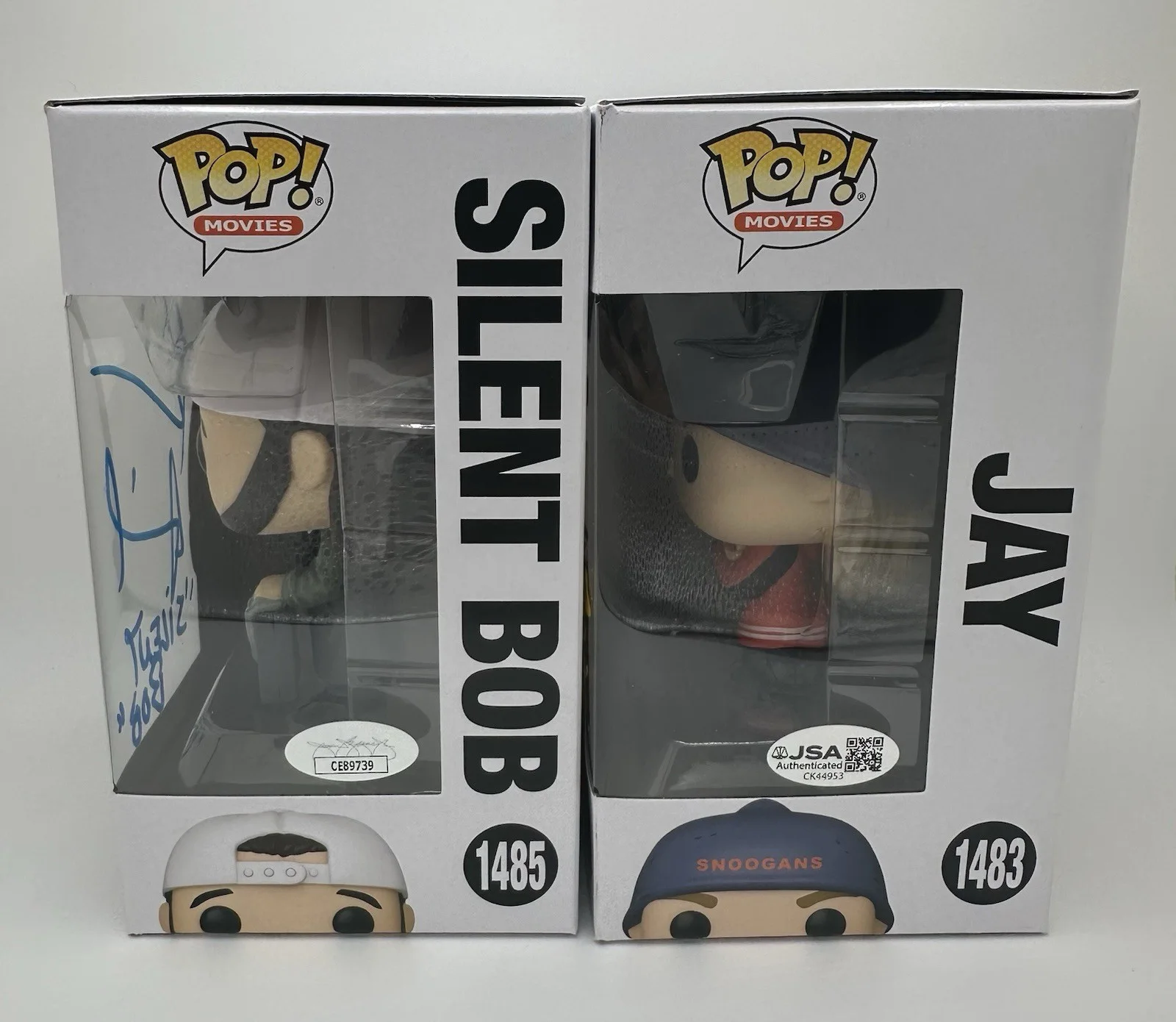 KEVIN SMITH & JASON MEWES SIGNED JAY & SILENT BOB FUNKO POP BUNDLE +CN JSA COA, изображение 3