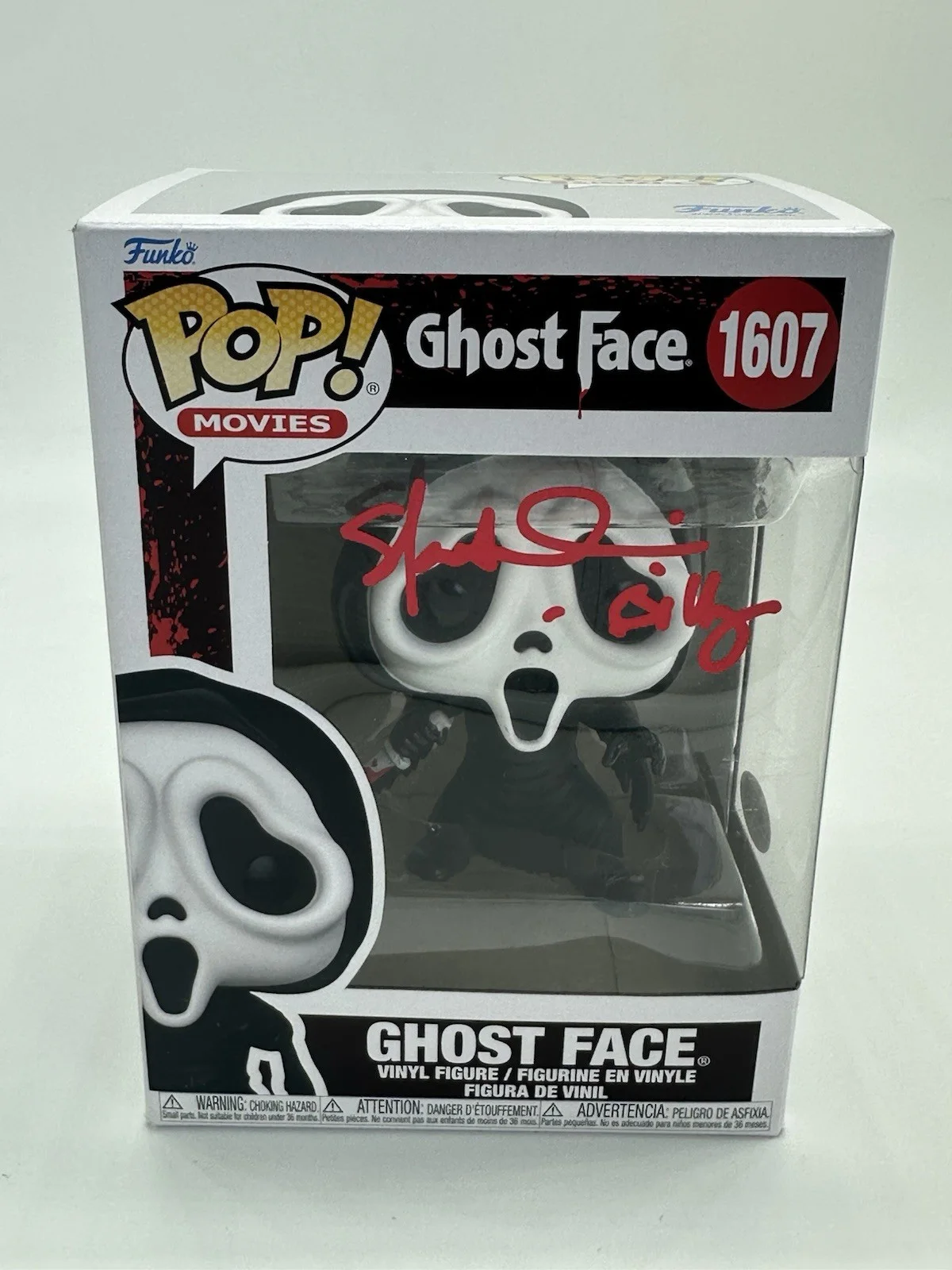 SKEET ULRICH SIGNED GHOSTFACE FUNKO POP +BILLY CN SCREAM HORROR JSA COA, image 2