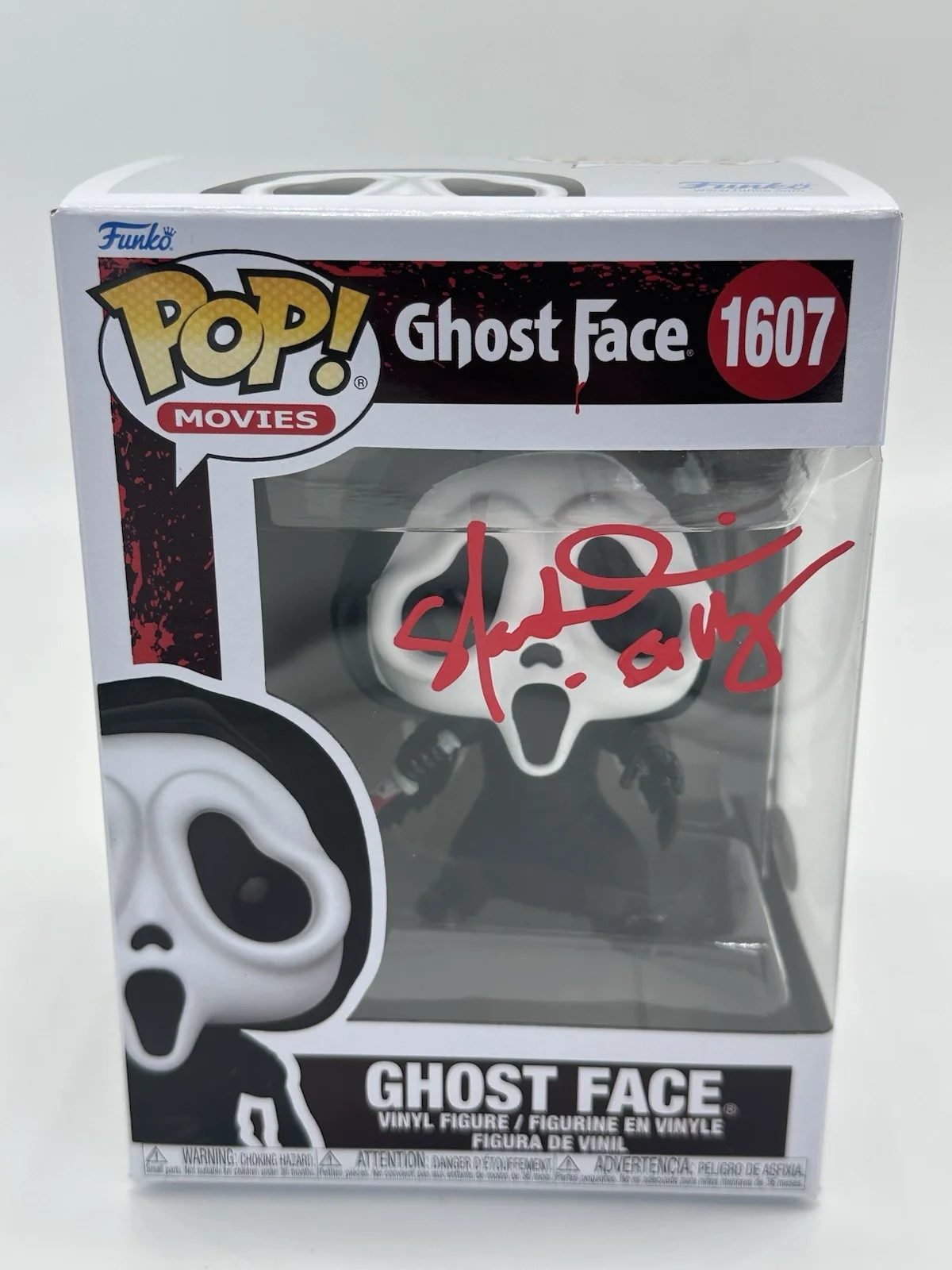 SKEET ULRICH SIGNED GHOSTFACE FUNKO POP +BILLY CN SCREAM HORROR JSA COA, image 2