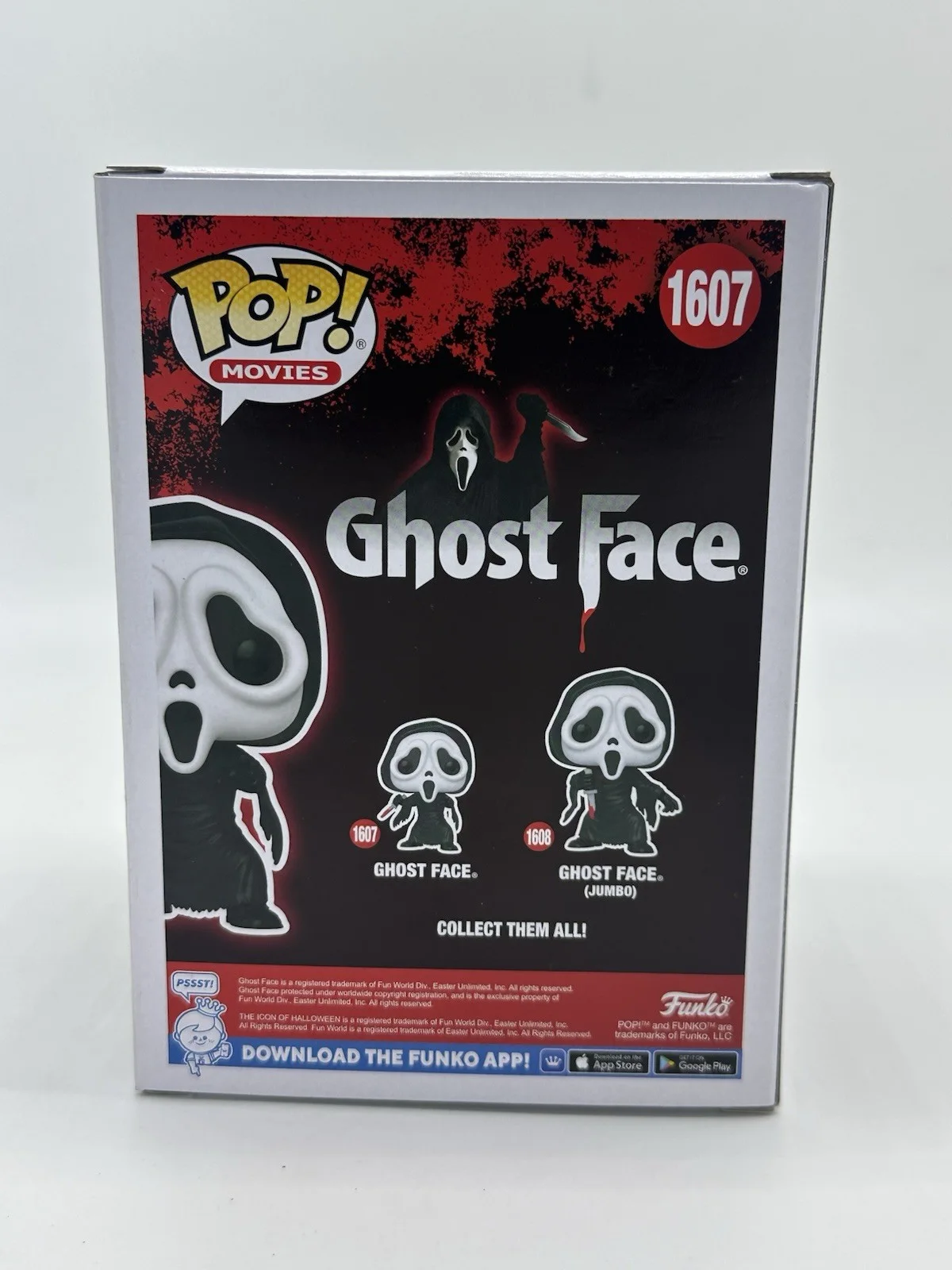 SKEET ULRICH SIGNED GHOSTFACE FUNKO POP GITD EXCL. +BILLY SCREAM CN JSA COA, image 4