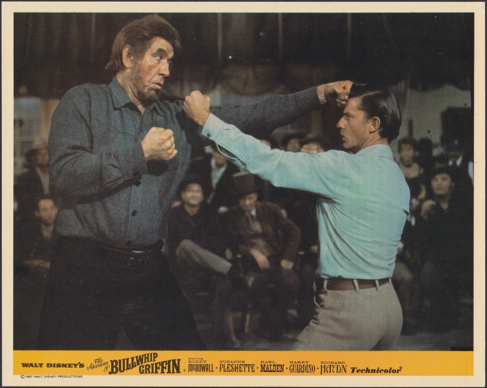 Adventures of Bullwhip Griffin 8x ORIGINAL UK FOH Lobby Cards Disney 1967, изображение 3