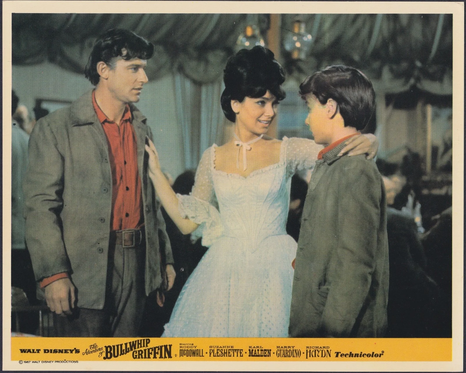 Adventures of Bullwhip Griffin 8x ORIGINAL UK FOH Lobby Cards Disney 1967, изображение 4