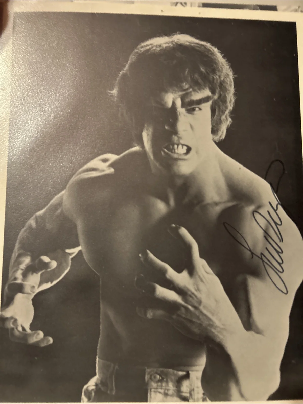 Lou Ferrigno — Lou Ferrigno Autographed 8 X 10 Incredible Hulk Photo, изображение 2
