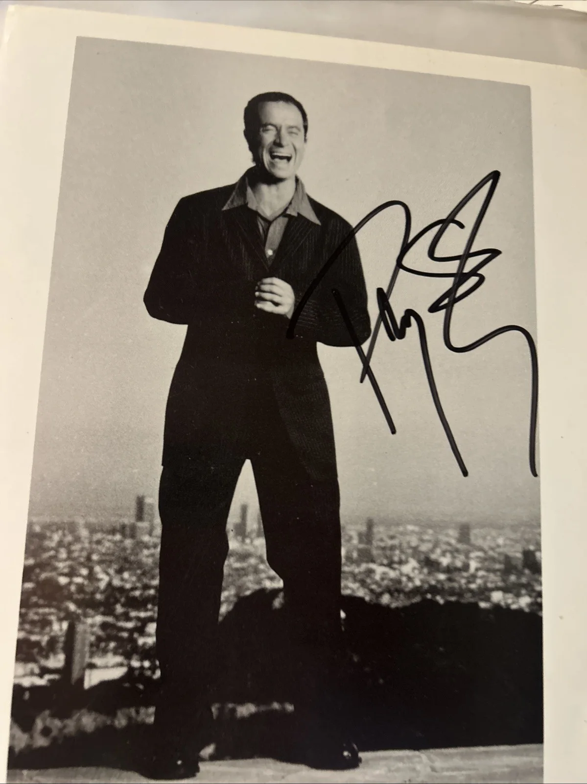 Pauly Shore — Pauly Shore Autograph Photo 8 X 10 Black And White Authentic, image 2