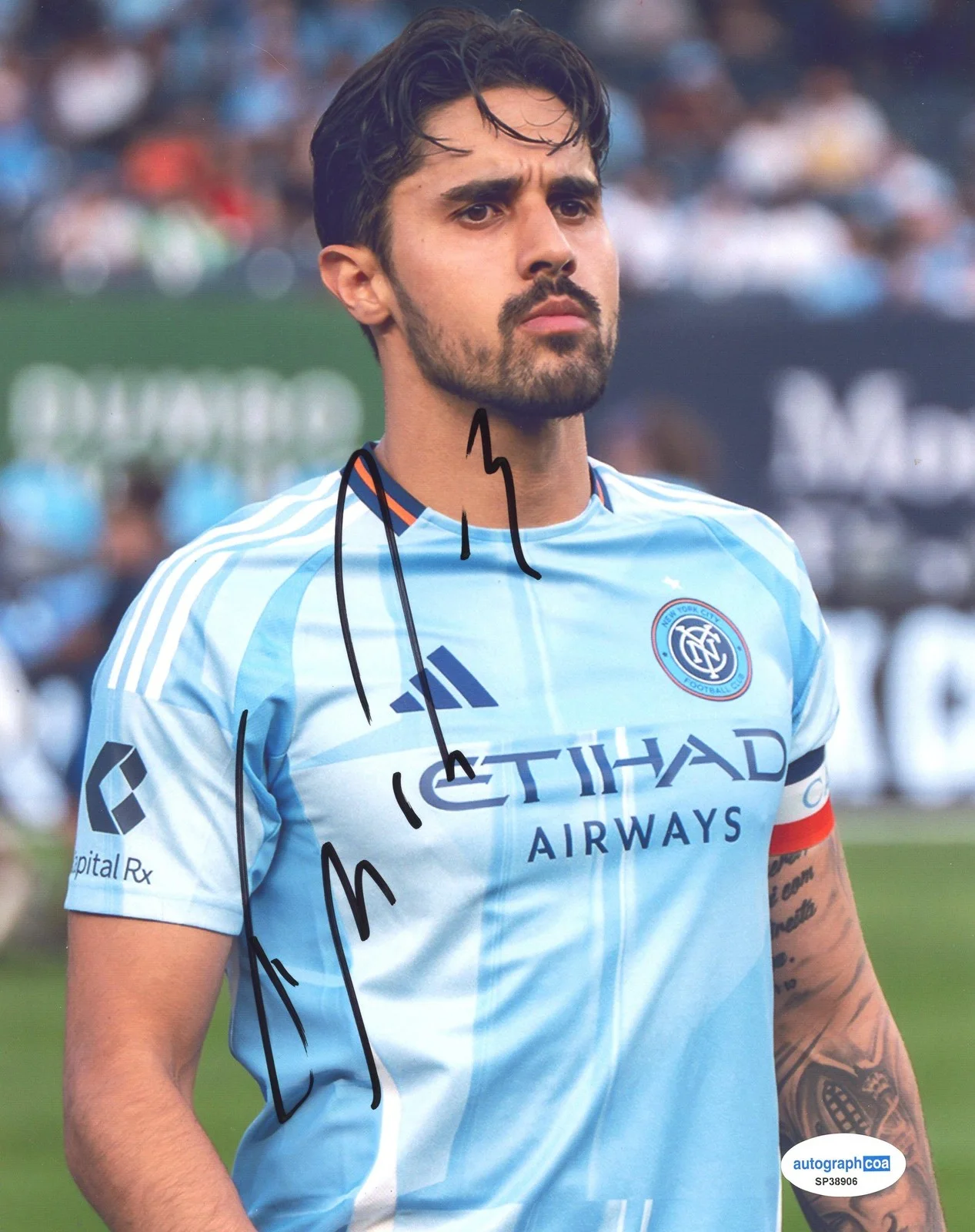 Thiago Martins — Thiago Martins AUTOGRAPH Signed New York City Football Club 8x10 Photo ACOA, изображение 2