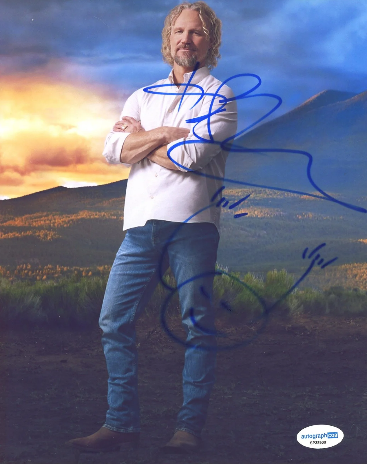 Kody Brown — Kody Brown "Sister Wives" AUTOGRAPH Signed Autographed 8x10 Photo ACOA, image 2