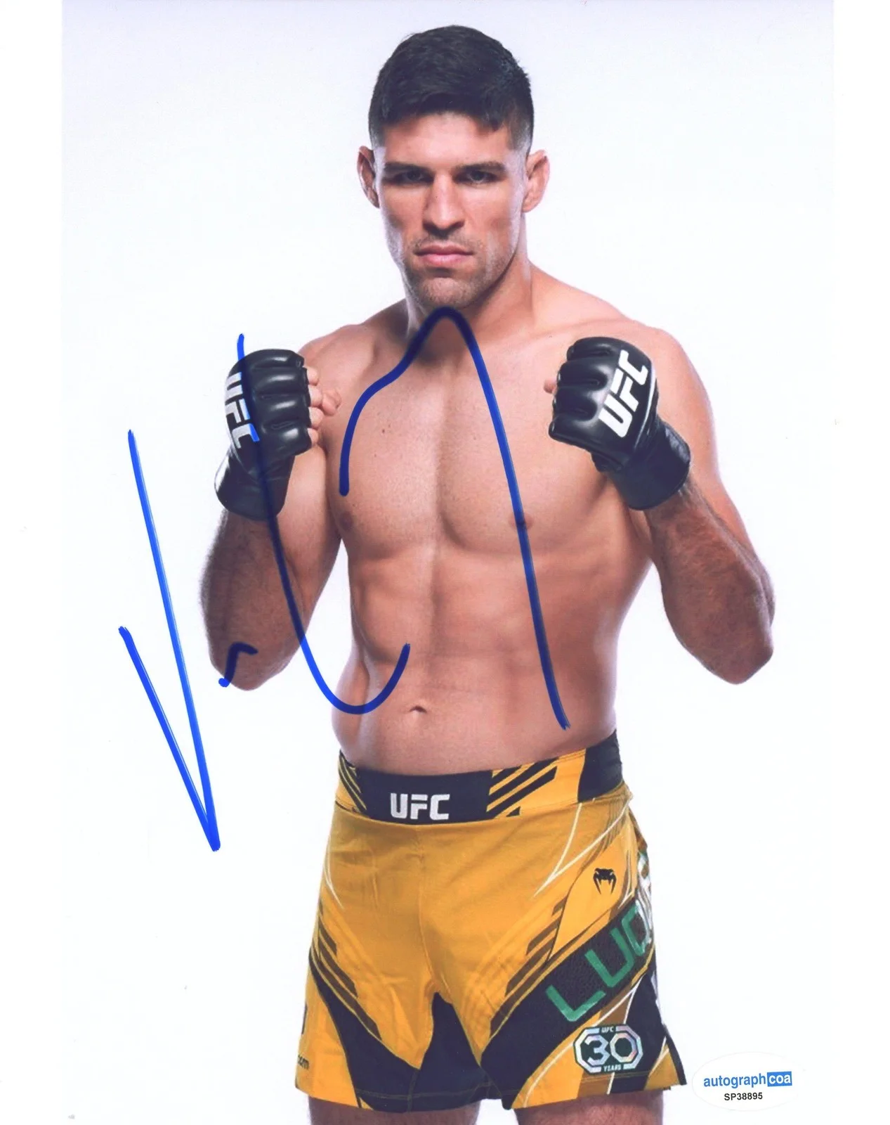 Vicente Luque — Vicente Luque AUTOGRAPH Signed UFC Fighting MMA Autographed 8x10 Photo ACOA, image 2