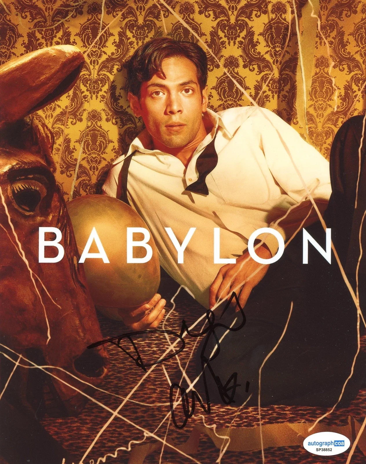 Diego Calva — Diego Calva "Babylon" AUTOGRAPH Signed 'Manny Torres' 8x10 Photo B ACOA, image 2