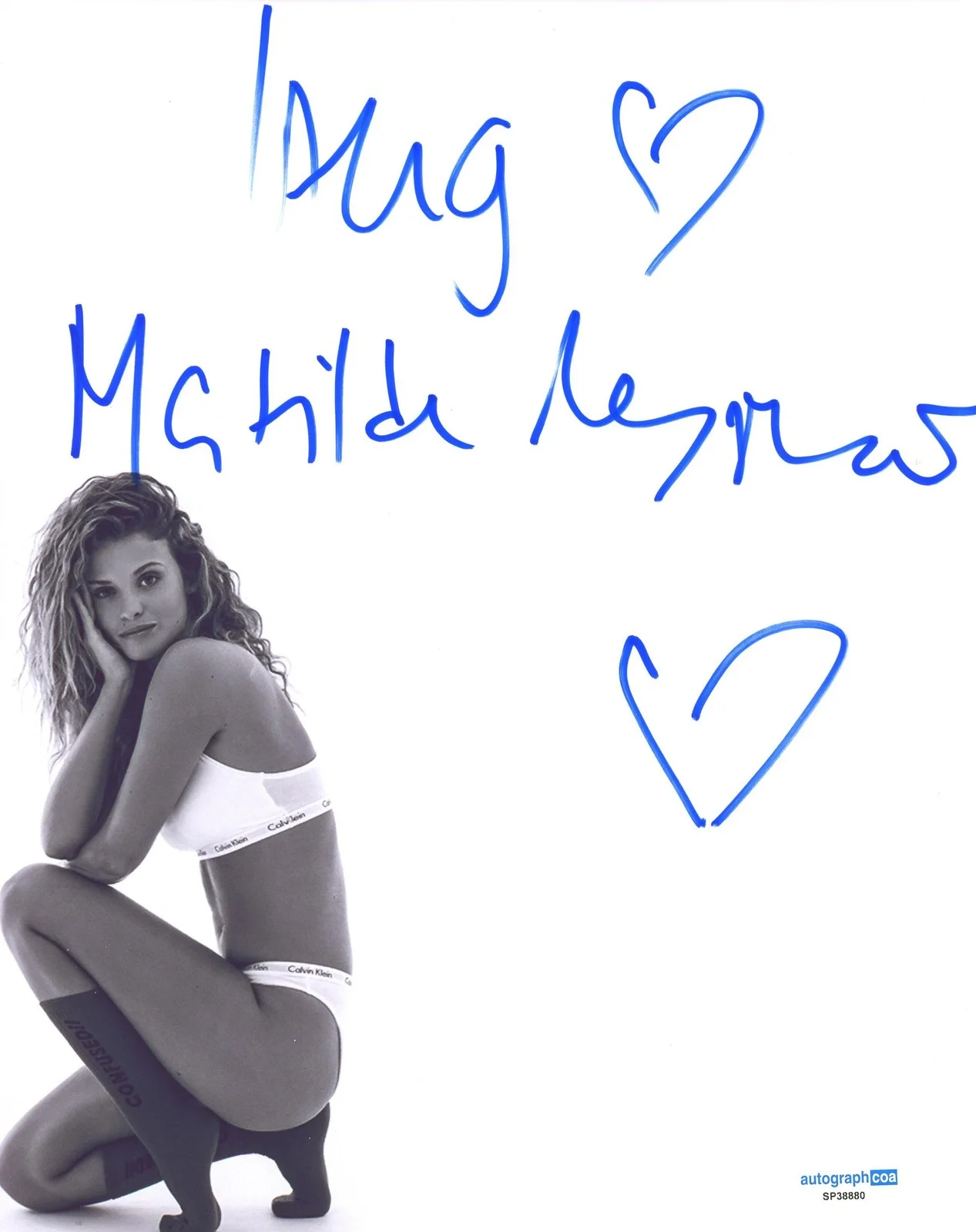Matilde Reymao — Matilde Reymao "Cacau" AUTOGRAPH Signed Model Autographed 8x10 Photo ACOA, image 2