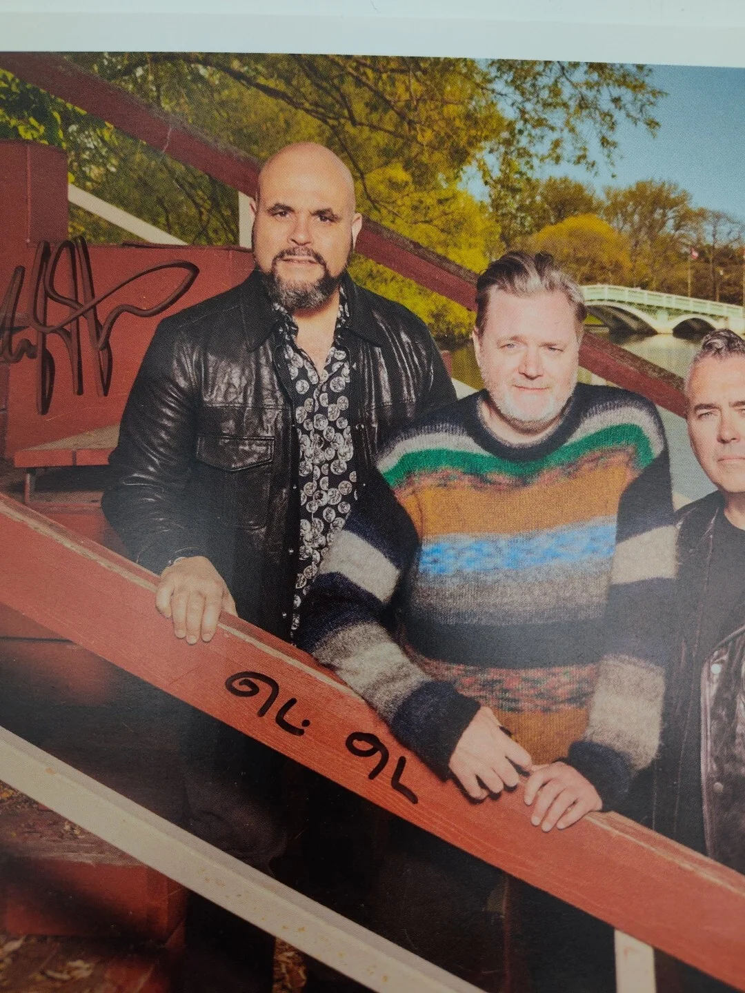 Barenaked Ladies Band Signed Autographed 8x10 Robertson Creeggan Stewart Hearn, изображение 3