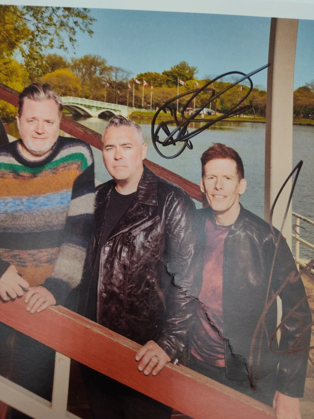 Barenaked Ladies Band Signed Autographed 8x10 Robertson Creeggan Stewart Hearn, изображение 4