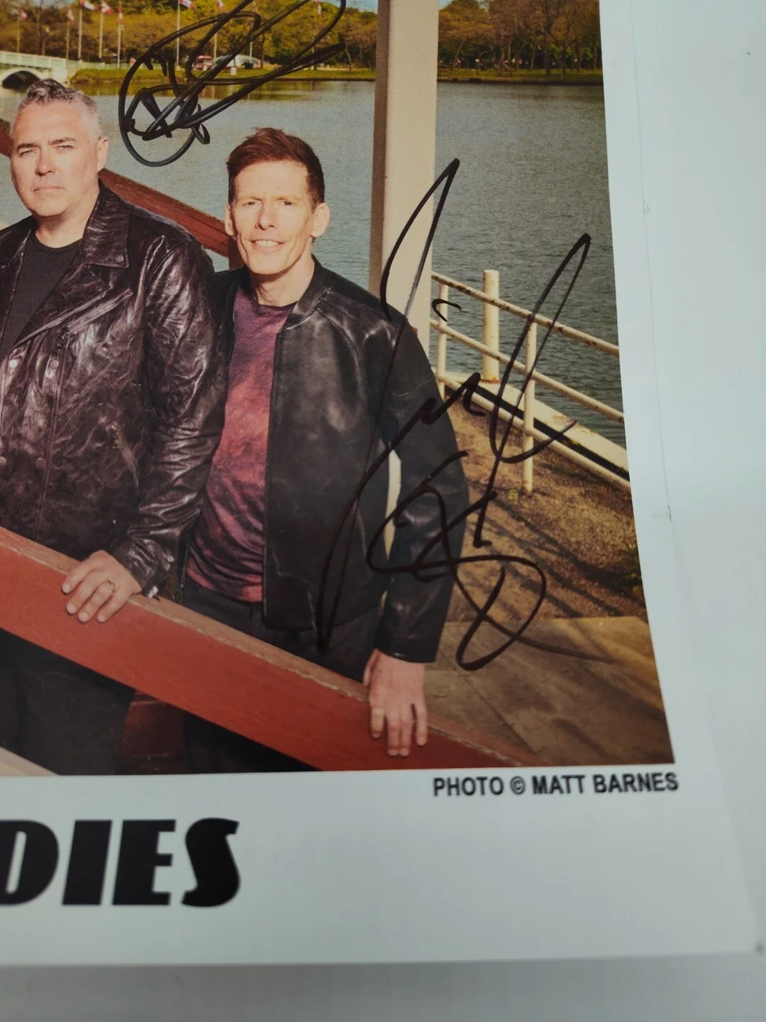 Barenaked Ladies Band Signed Autographed 8x10 Robertson Creeggan Stewart Hearn, изображение 5
