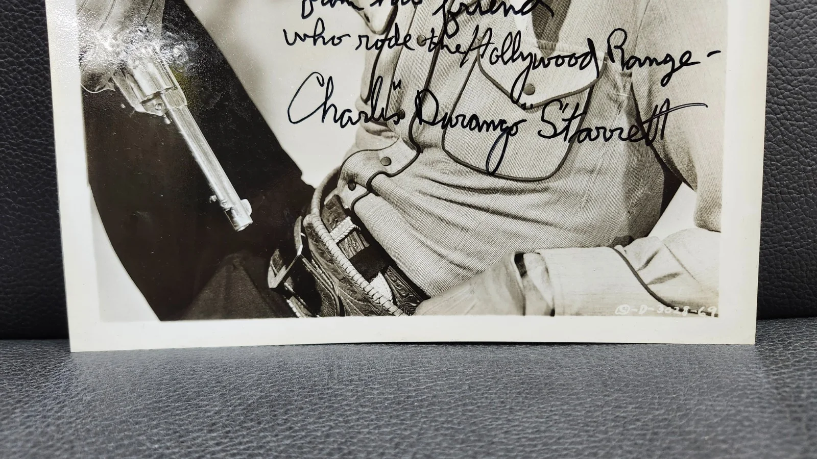Charles Starrett — Charles Starrett signed autographed 8x10 photo - JSA - ( i-01394), изображение 4