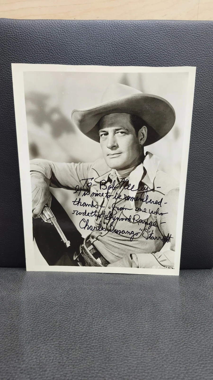 Charles Starrett — Charles Starrett signed - JSA - (J87380) autographed 8x10 photo, image 3