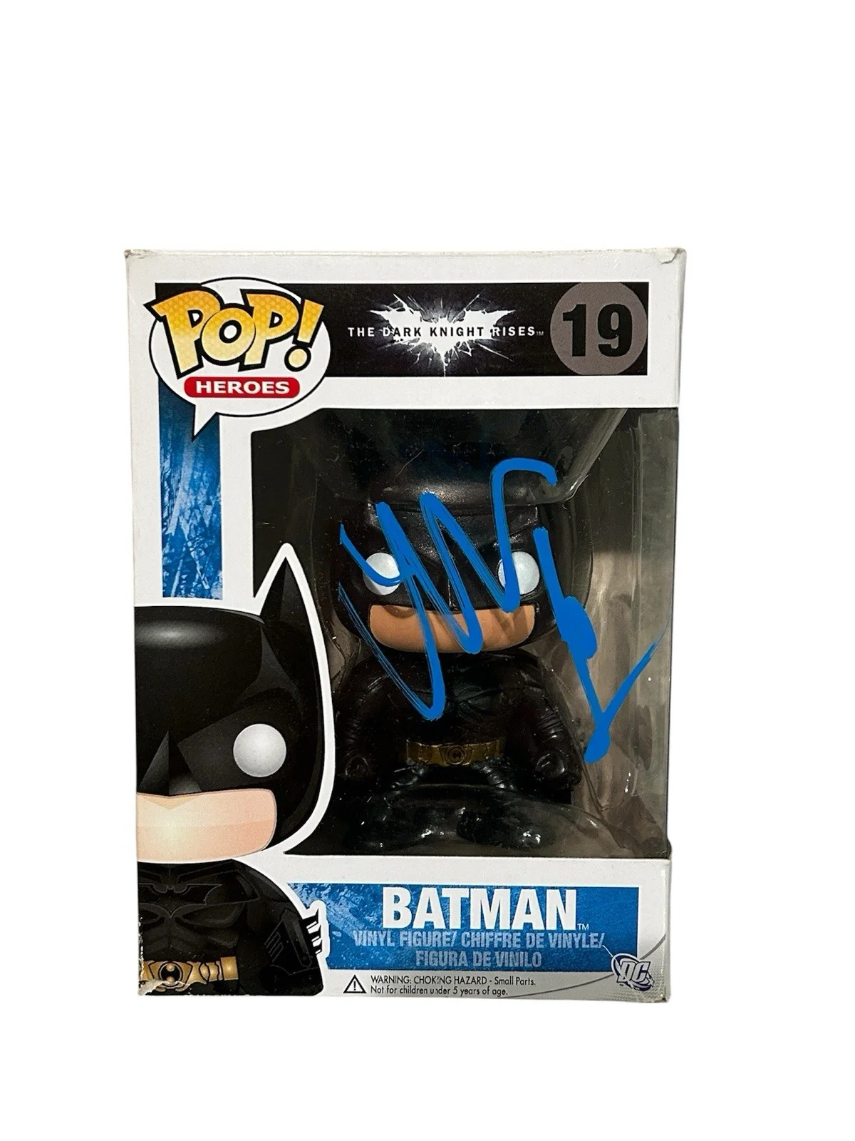 Christian Bale — Christian Bale Signed Batman Funko Pop 19 Autograph Beckett Authentic, image 2