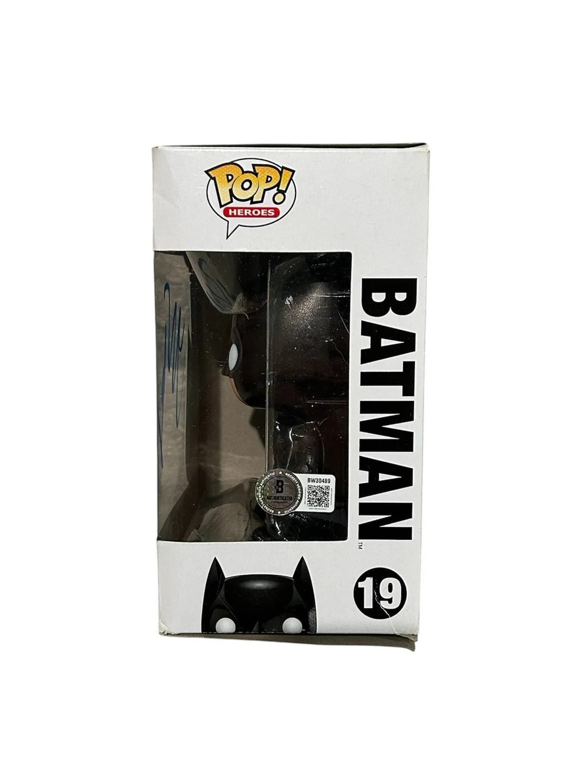 Christian Bale — Christian Bale Signed Batman Funko Pop 19 Autograph Beckett Authentic, image 3
