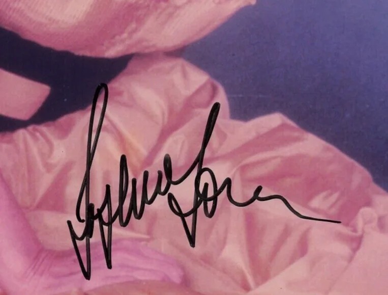 Sophia Loren — Sophia Loren Movie Photo Hand Signed Autograph Pin Up Portrait a *P126a, изображение 2