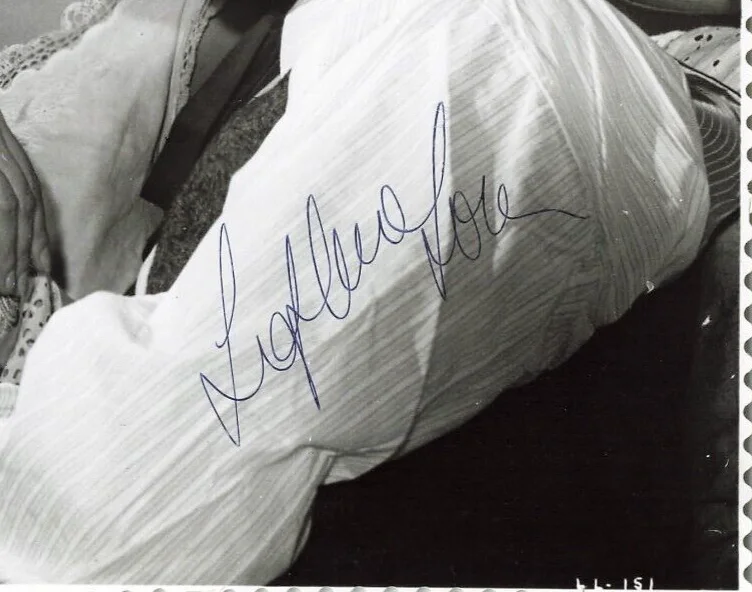 Sophia Loren — Sophia Loren Movie Photo Hand Signed Autograph Pin Up Lady L Paul Newman *P126a, изображение 2