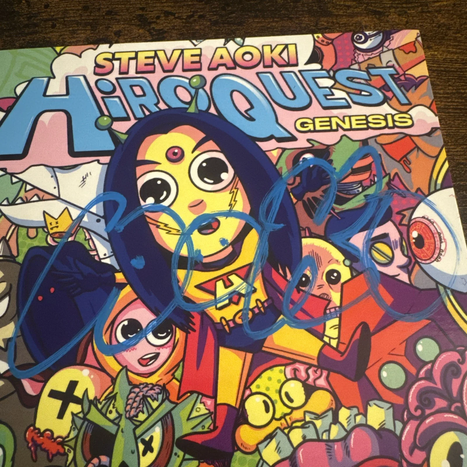 Steve Aoki Signed HiroQuest Genesis CD DJ Musician Beckett Coa Dim Mak, image 3