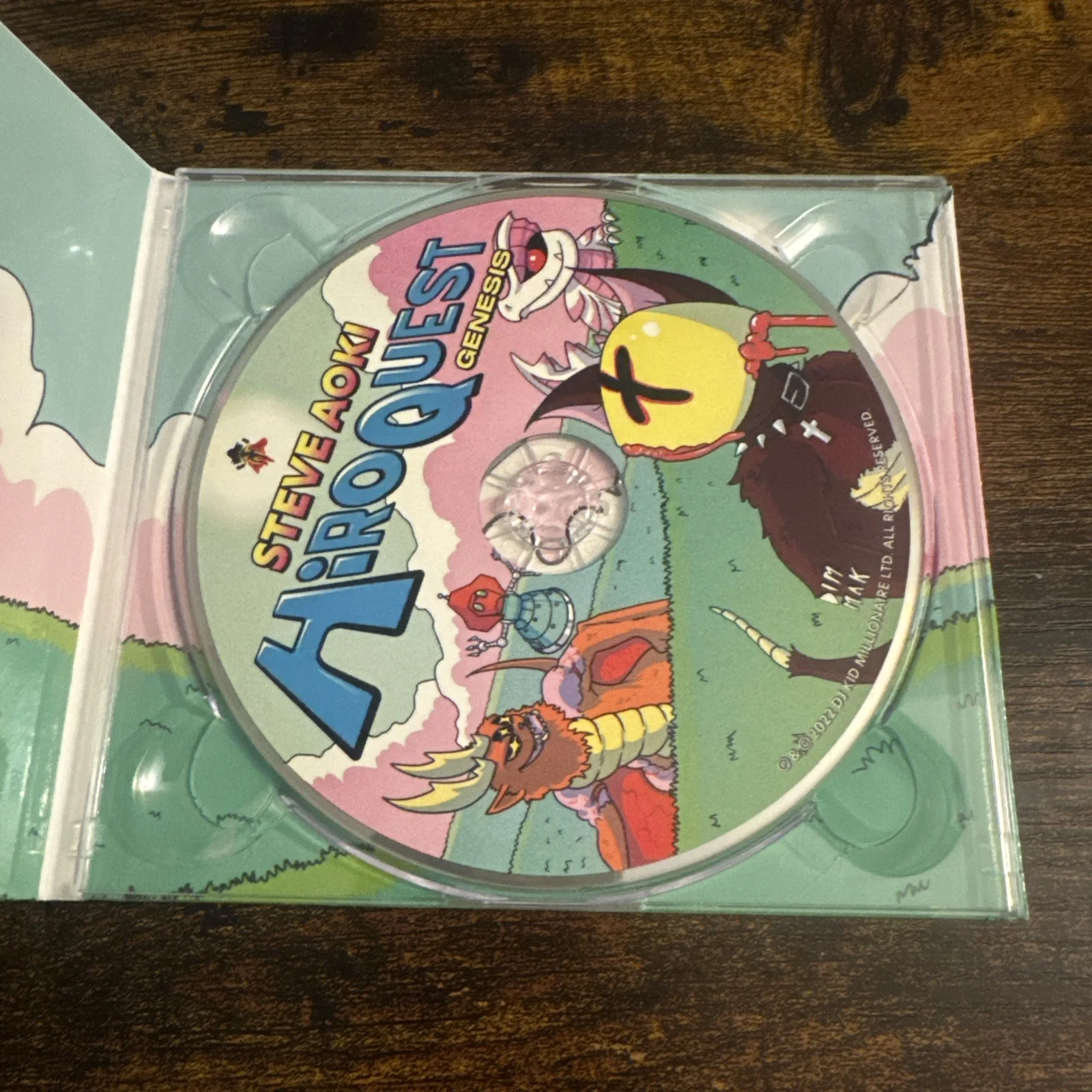 Steve Aoki Signed HiroQuest Genesis CD DJ Musician Beckett Coa Dim Mak, image 4