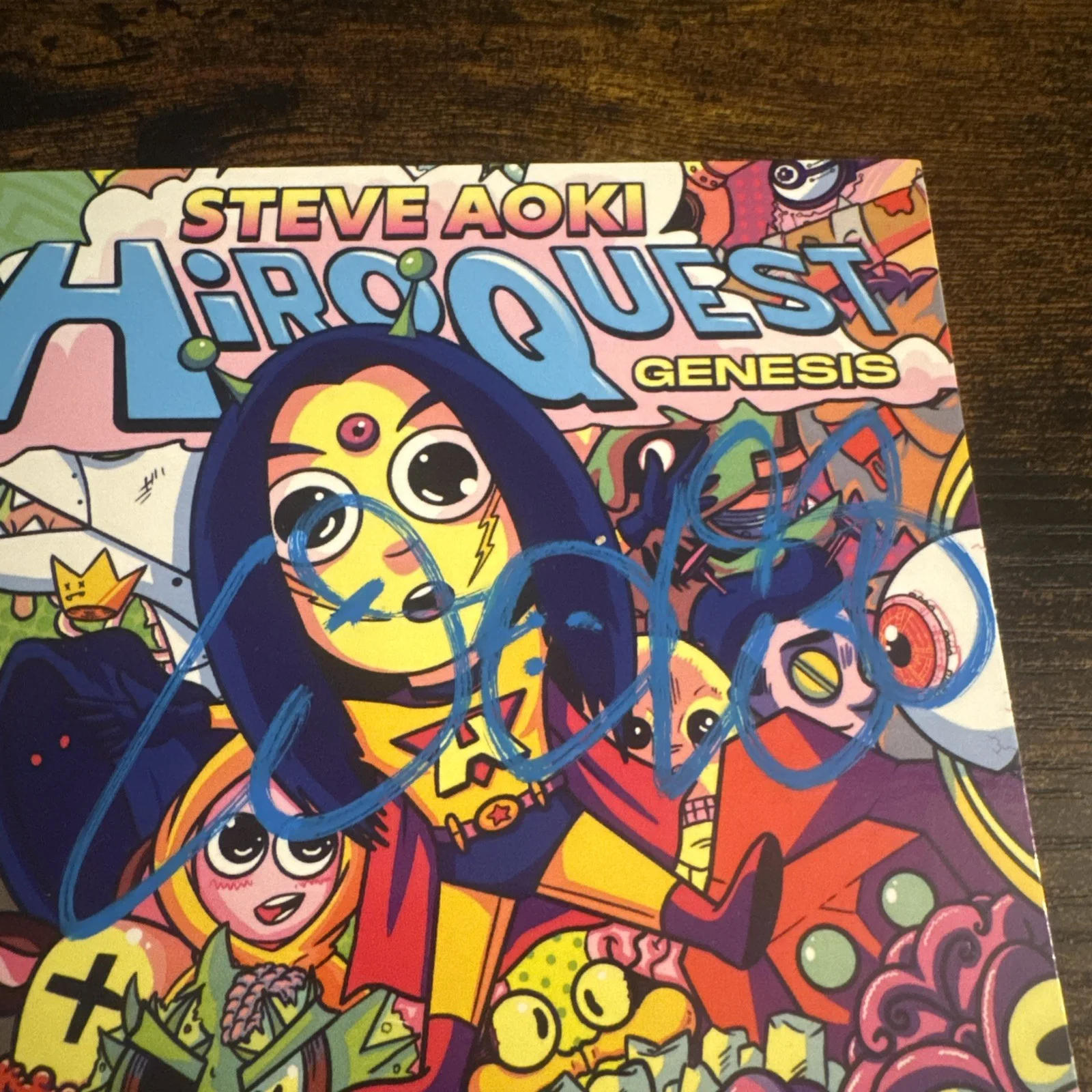Steve Aoki Signed HiroQuest Genesis CD DJ Musician Beckett Coa Dim Mak, image 3