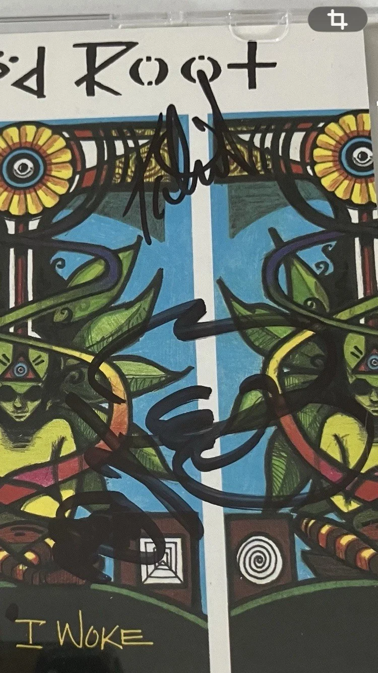 RUSTED ROOT SIGNED/AUTOGRAPHED CD COVER WITH COA, image 3
