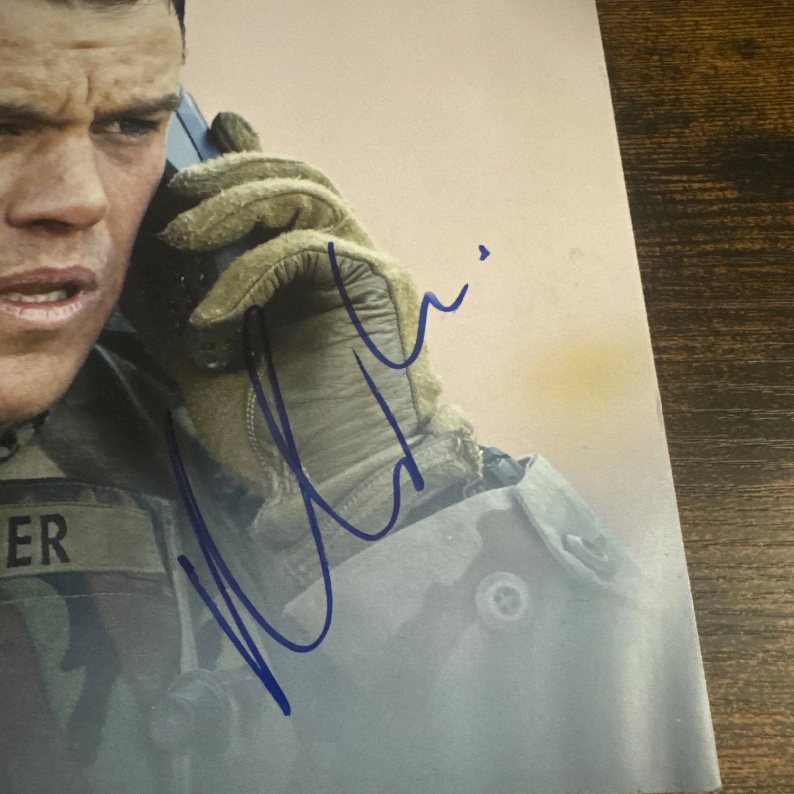 Matt Damon Signed Autographed 8x10 Photo Beckett Green Zone BAS COA, изображение 3