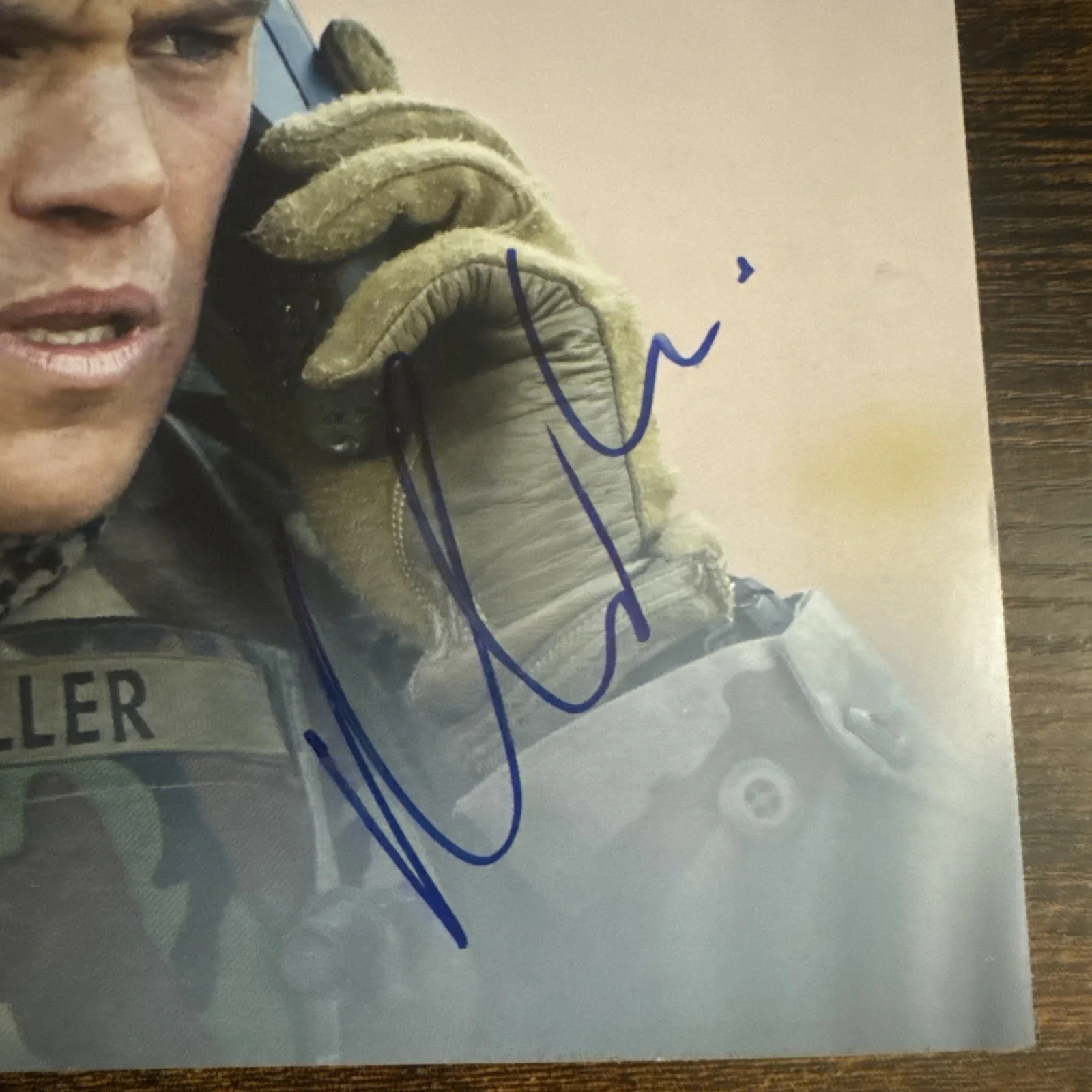 Matt Damon Signed Autographed 8x10 Photo Beckett Green Zone BAS COA, изображение 4