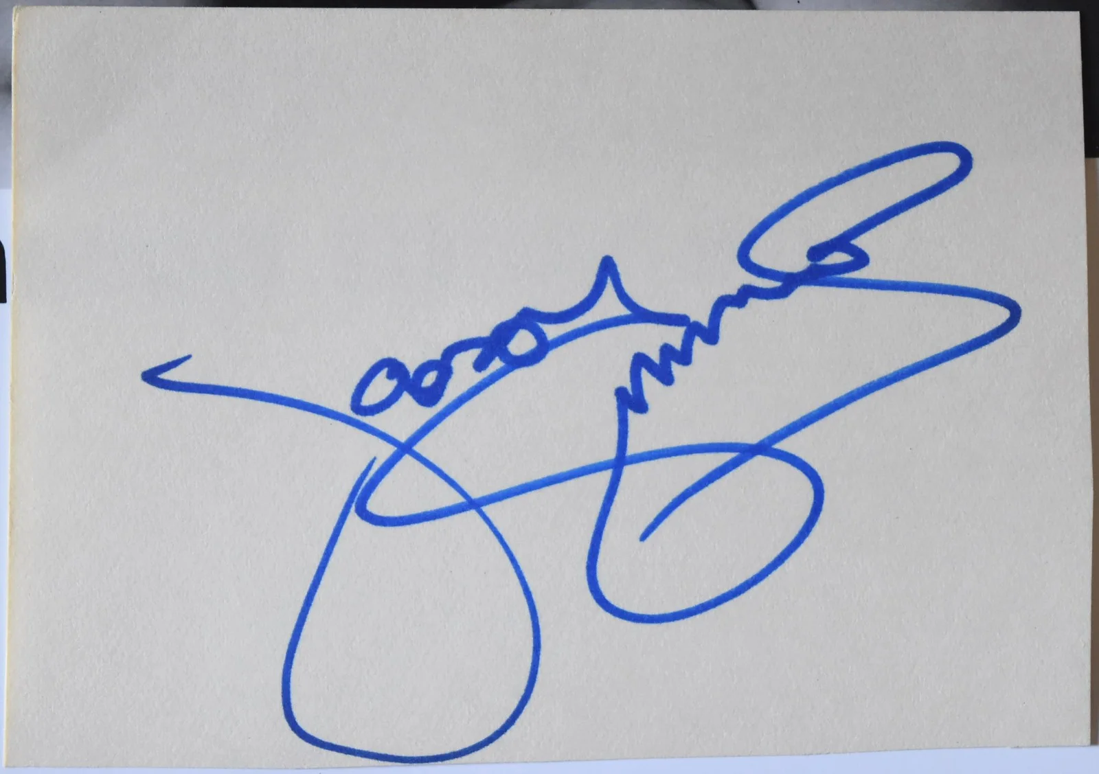Jaason Simmons Hand Signed Card, image 2