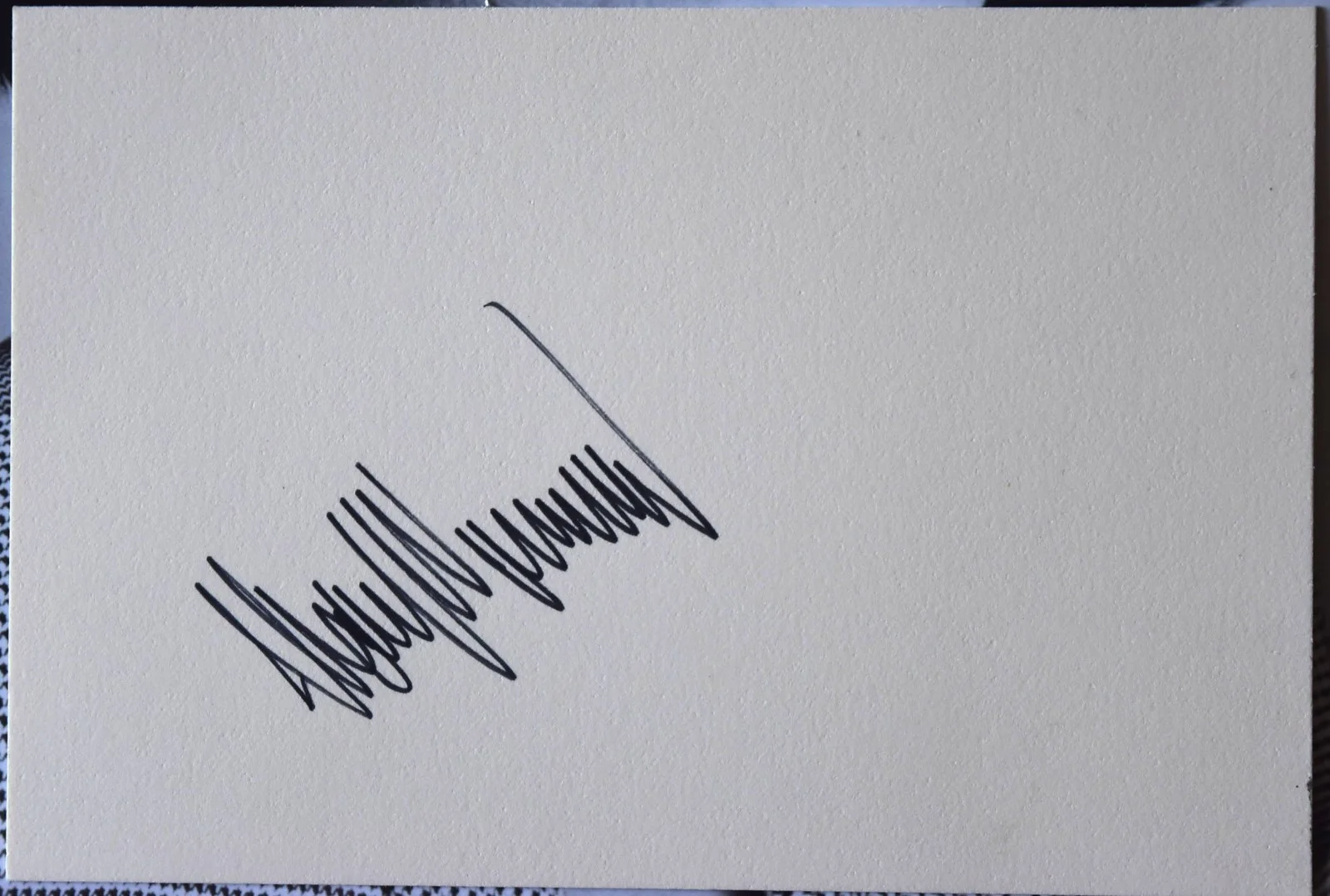 Mary Woronov Hand Signed Card, image 2