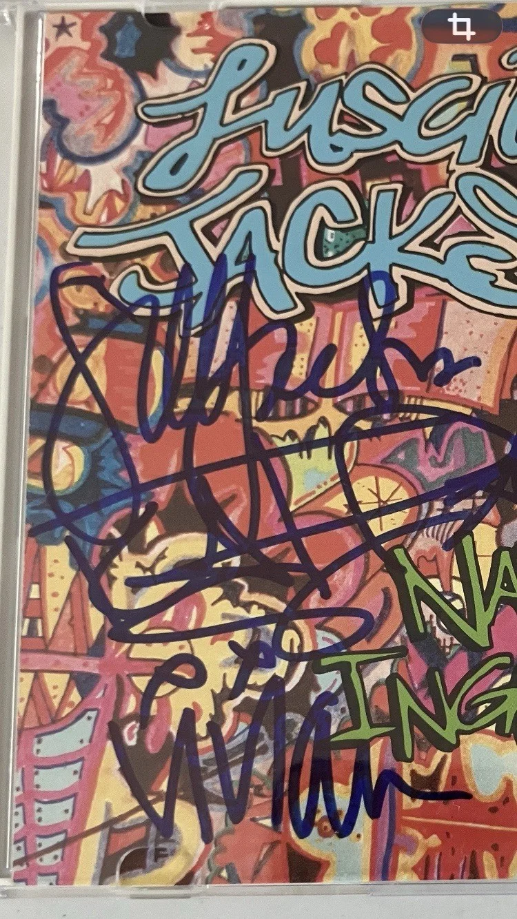 LUSCIOUS JACKSON SIGNED/AUTOGRAPHED CD COVER WITH COA, image 2