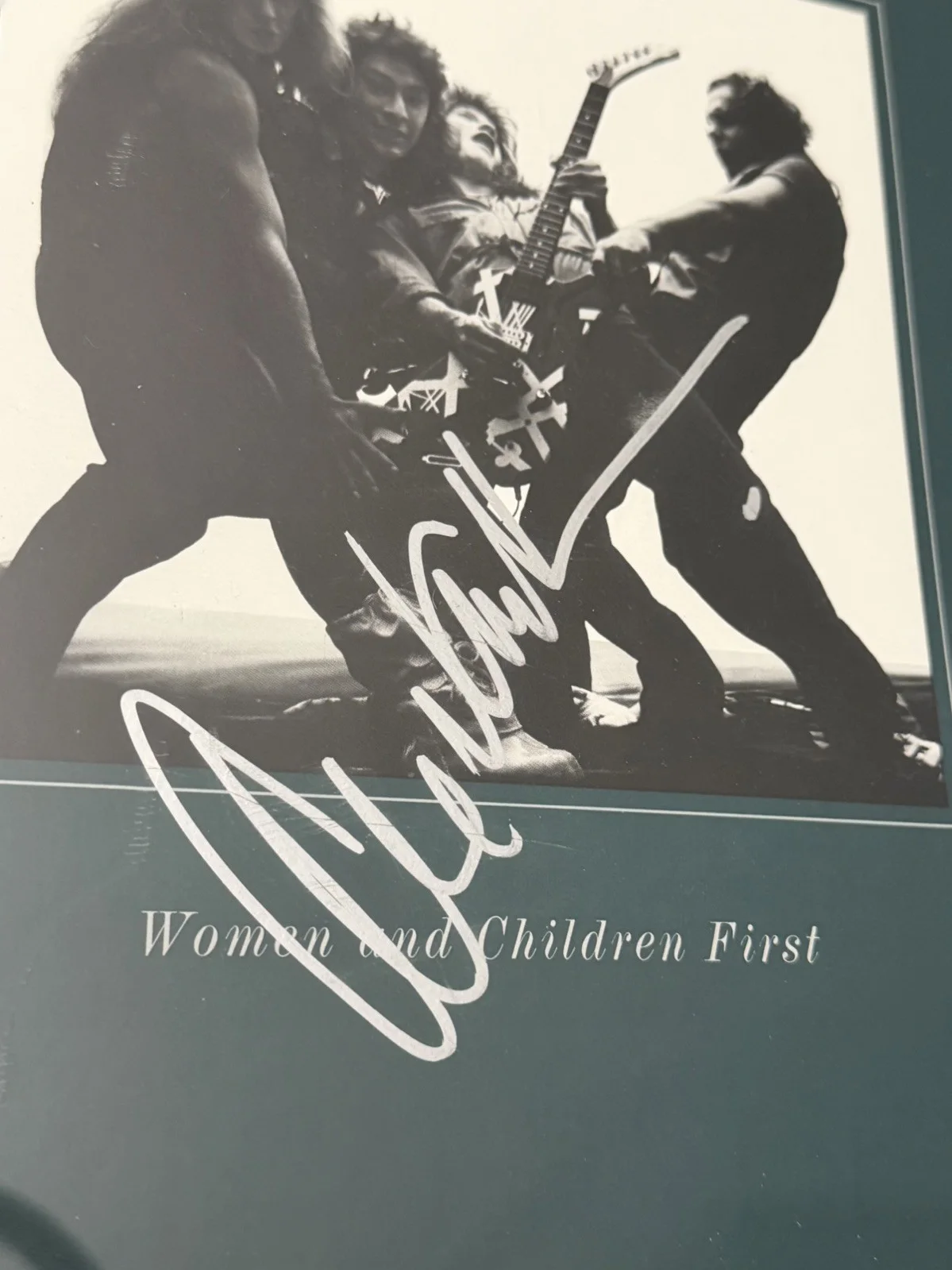Van Halen Eddie &Alex Autographed Signed 1980 Women & Children 1st Framed LP PSA, изображение 4