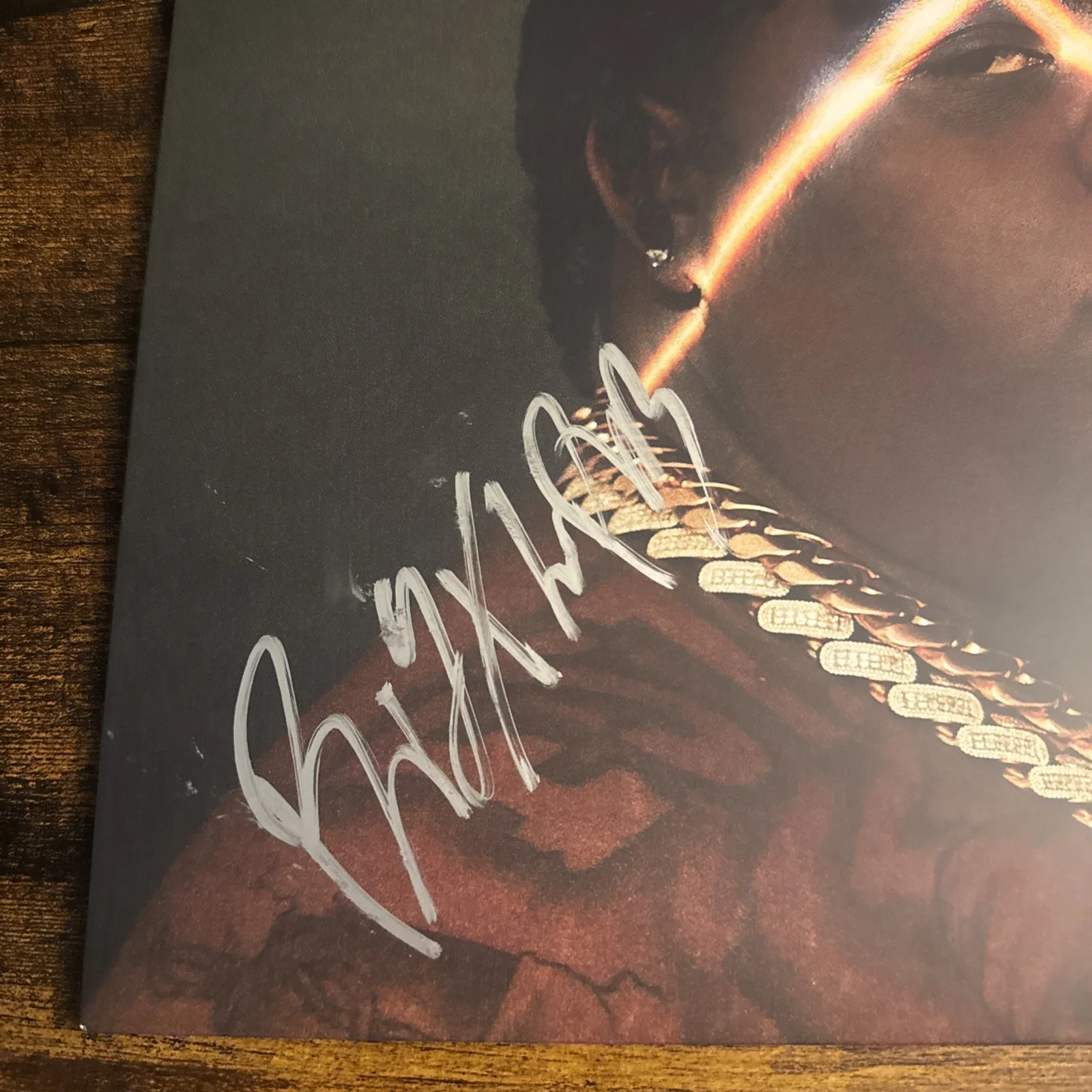BIGXTHAPLUG SIGNED TAKE CARE LP VINYL RECORD ALBUM BIG X THA PLUG Beckett Coa, image 3