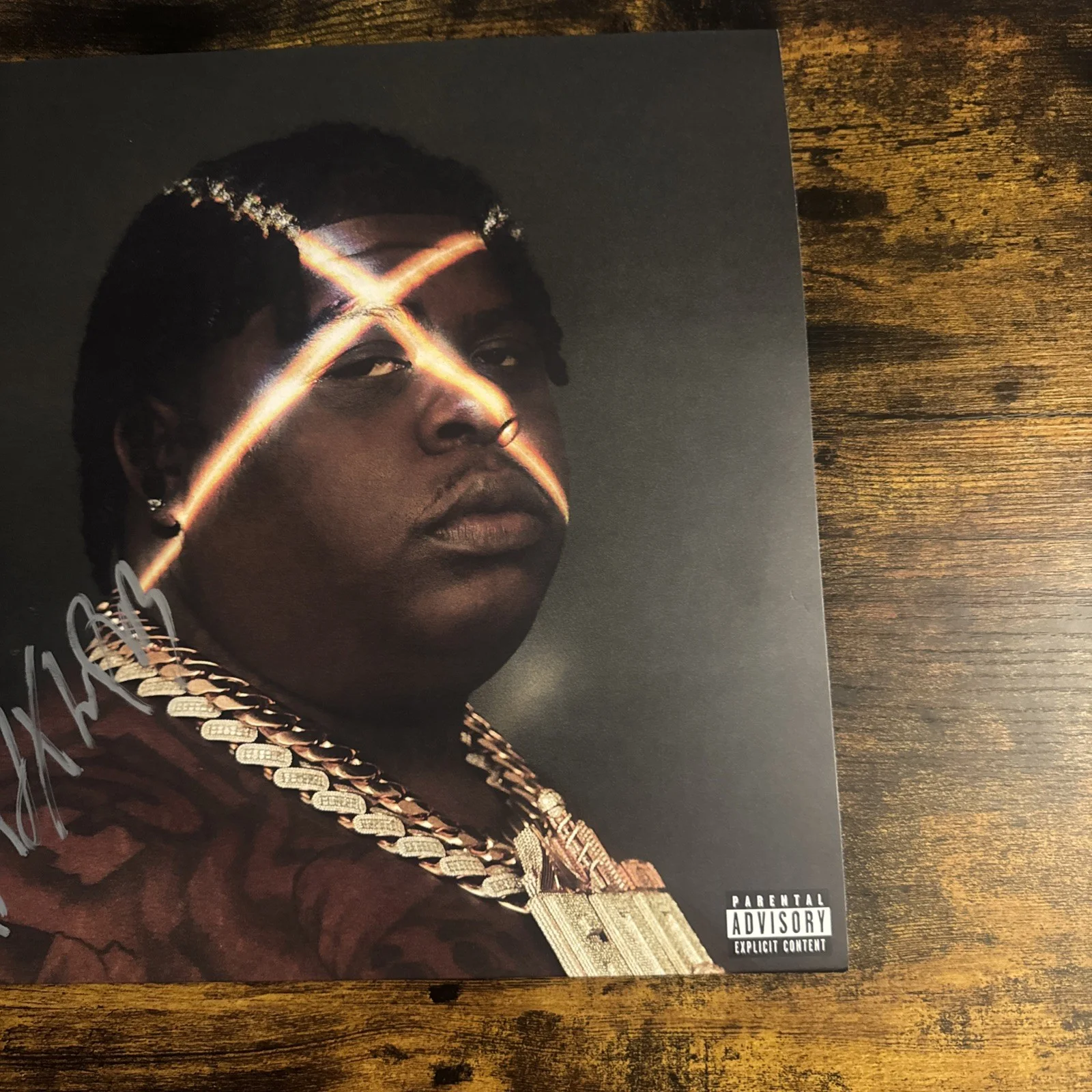 BIGXTHAPLUG SIGNED TAKE CARE LP VINYL RECORD ALBUM BIG X THA PLUG Beckett Coa, image 5