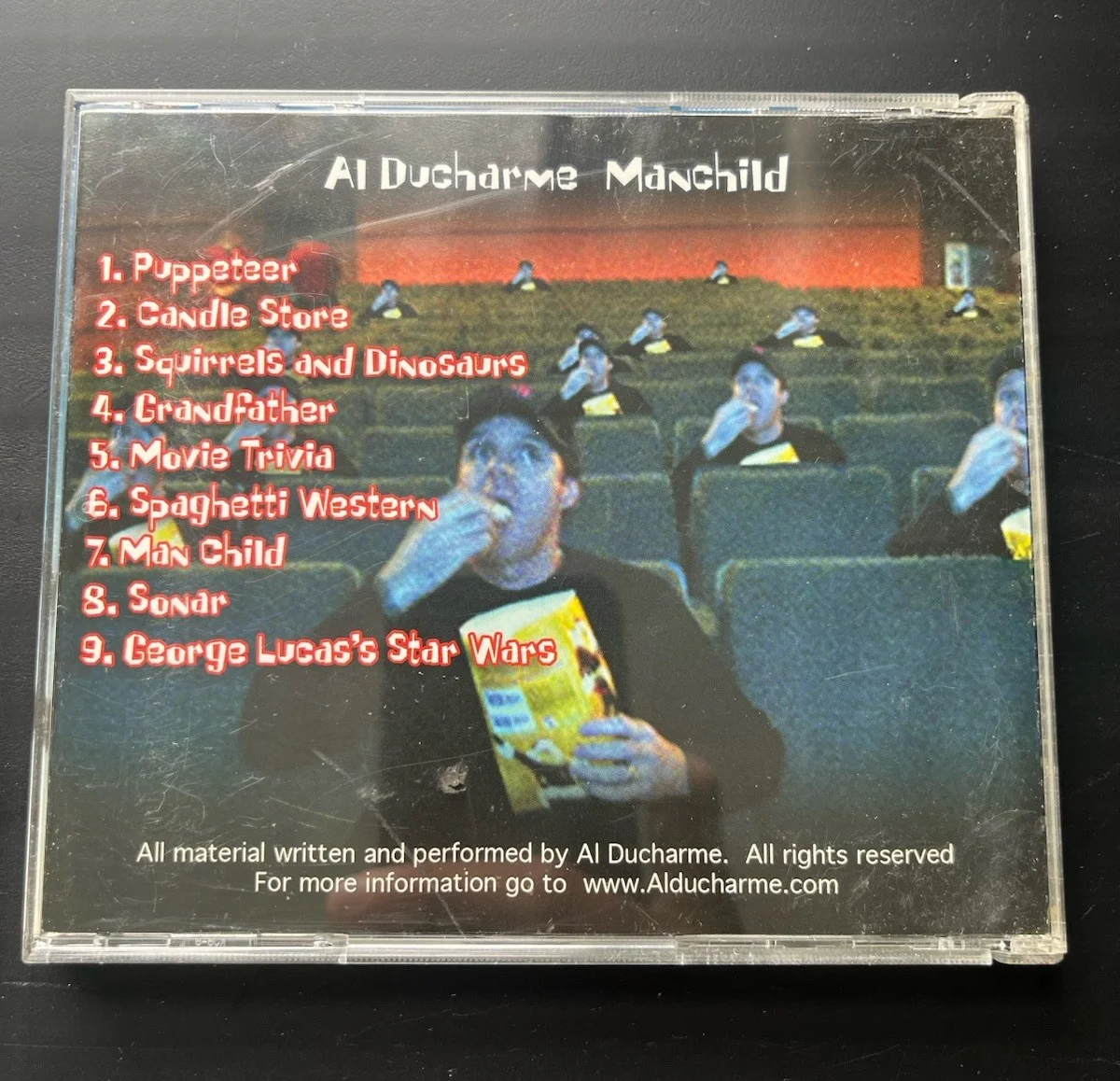 SIGNED Al Ducharme Manchild CD RARE Standup Comedy Bill Burr Netflix Bernie OOP, изображение 3