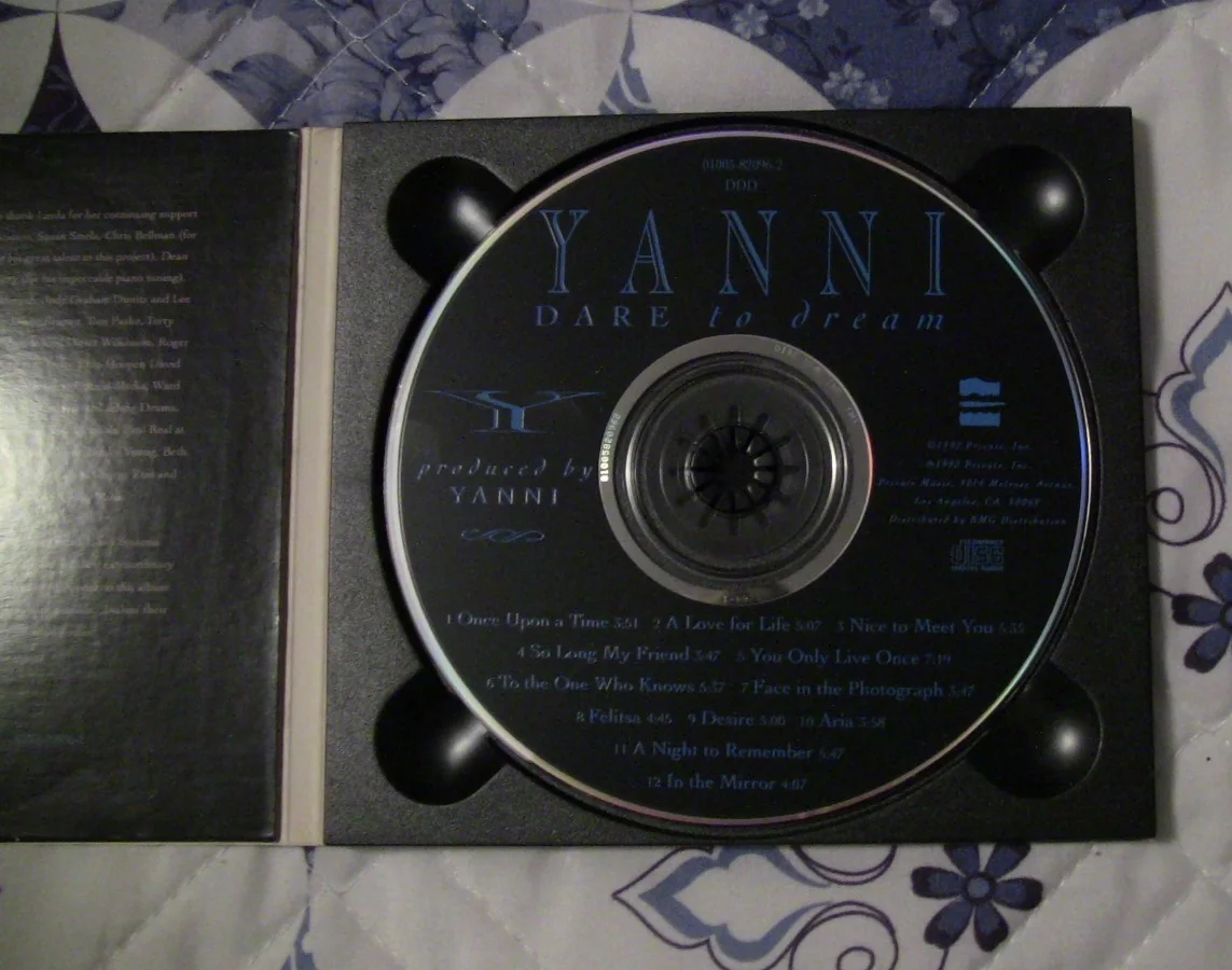 Yanni SIGNED Dare to Dream CD with Charlie Bisharat signed, изображение 5