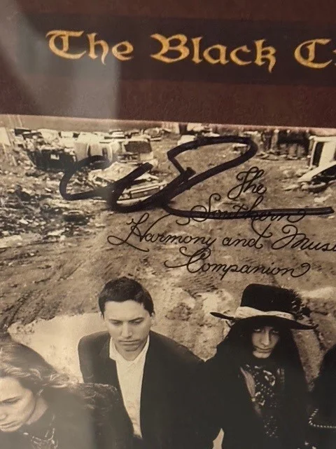 Chris Robinson Signed Record Album The Black Crowes Framed, image 2