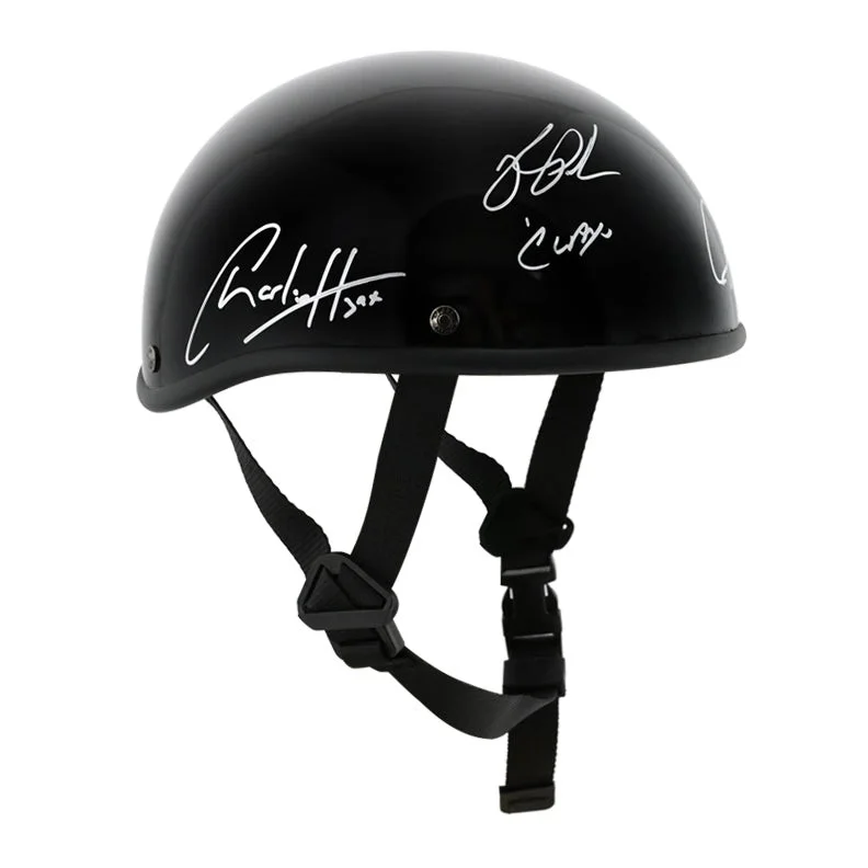 Charlie Hunnam, Ron Perlman, Theo Rossi, Ryan Hurst — Charlie Hunnam, Perlman, Rossi Hurst Cast Autographed Sons of Anarchy Jax Helmet