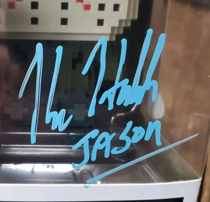 Kane Hodder — NICE Autographed Funko Pop Kane Hodder "Jason" Friday The 13th JSA Signed 8-Bit, изображение 2