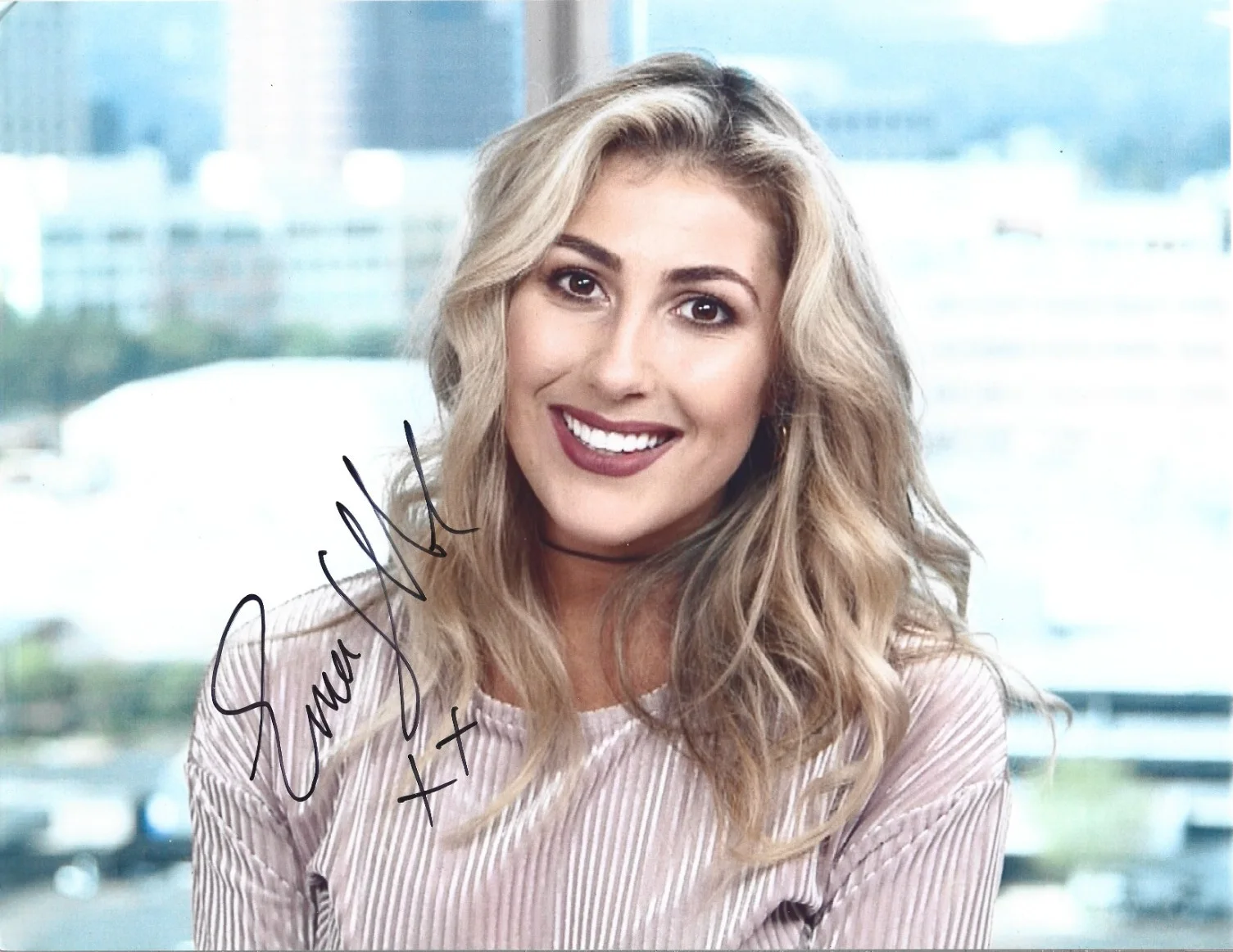 Emma Slater — Emma Slater REAL hand SIGNED 8.5x11 Photo COA Autographed Dancing with the Stars