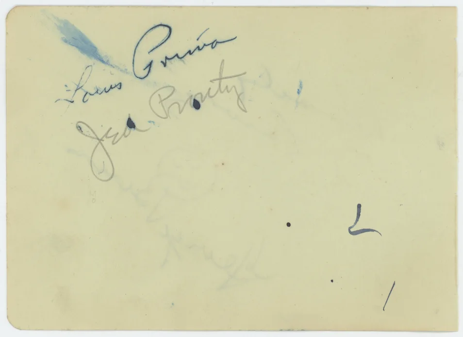 George Burns & Ed Lowry Autographed Signed Album Page AMCo COA 25030, изображение 2