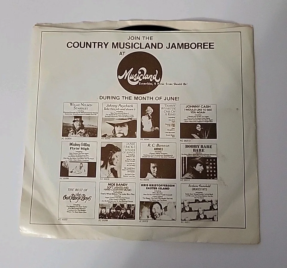 Country Days 1978 Valleyfair Shakopee, MN Promotional Record SIgned, изображение 2