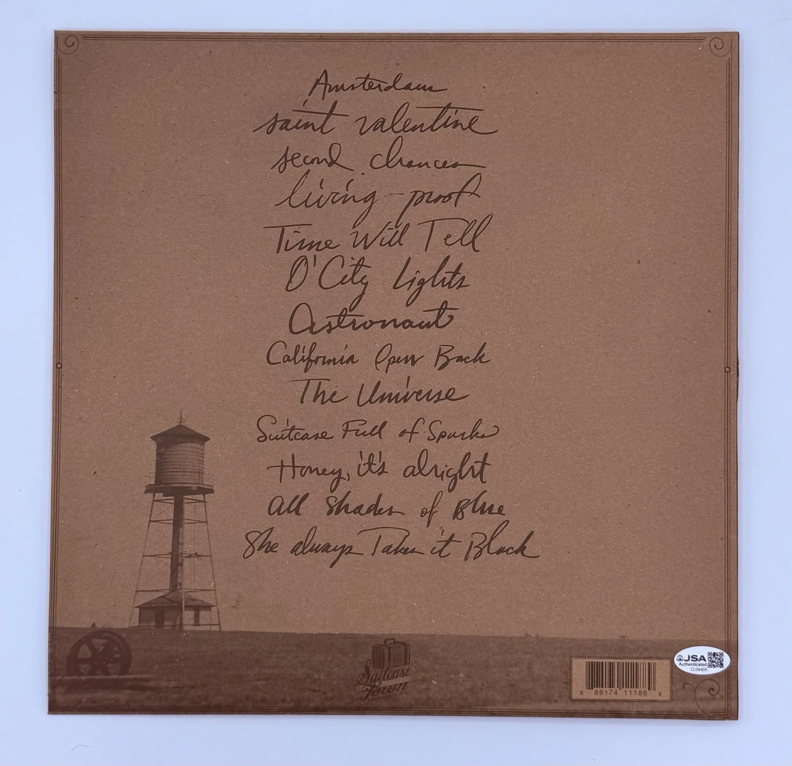 Gregory Alan Isakov Signed Weatherman Vinyl LP Autographed Record JSA COA, image 2