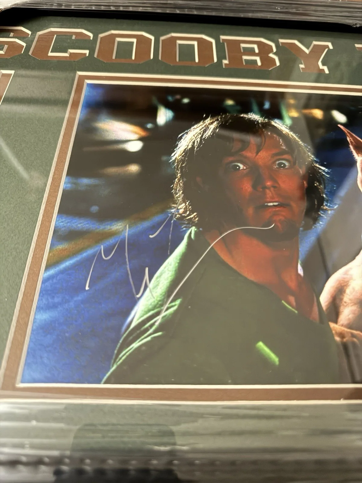 Matthew Lillard — SCOOBY-DOO Matthew Lillard Shaggy Signed Professionally Custom Framed Autograph, image 2