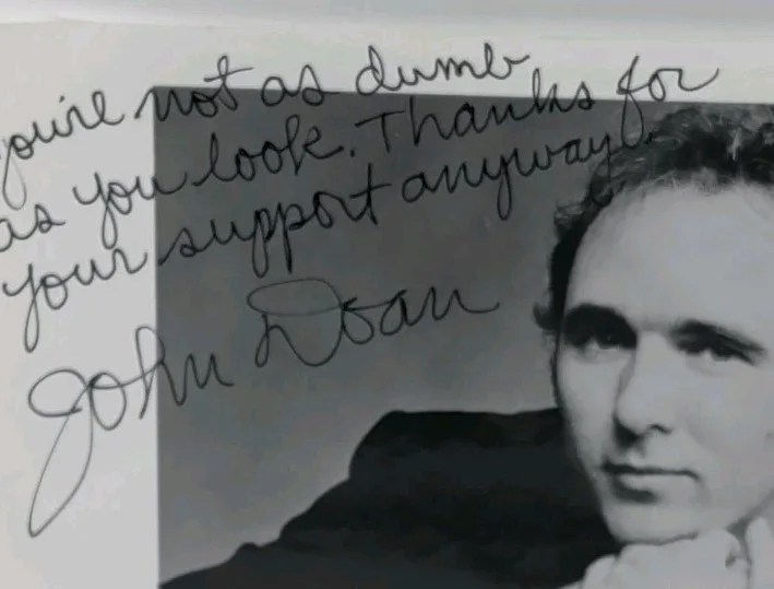 JOHN DOAN Narada Productions Signed Autographed 8 x 10 Promo Photo Vintage 1980s, изображение 5